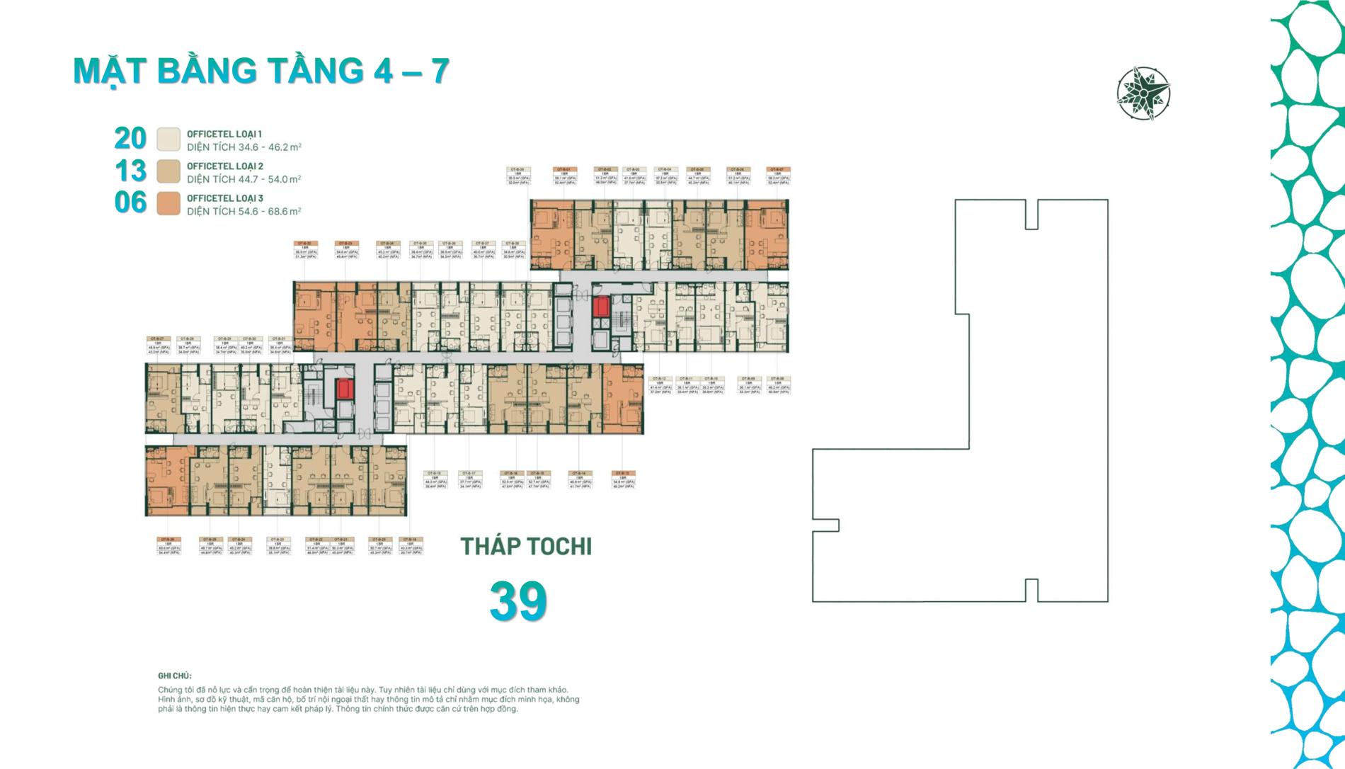 Happy One Mori Mặt bằng & thiết kế Happy One Mori