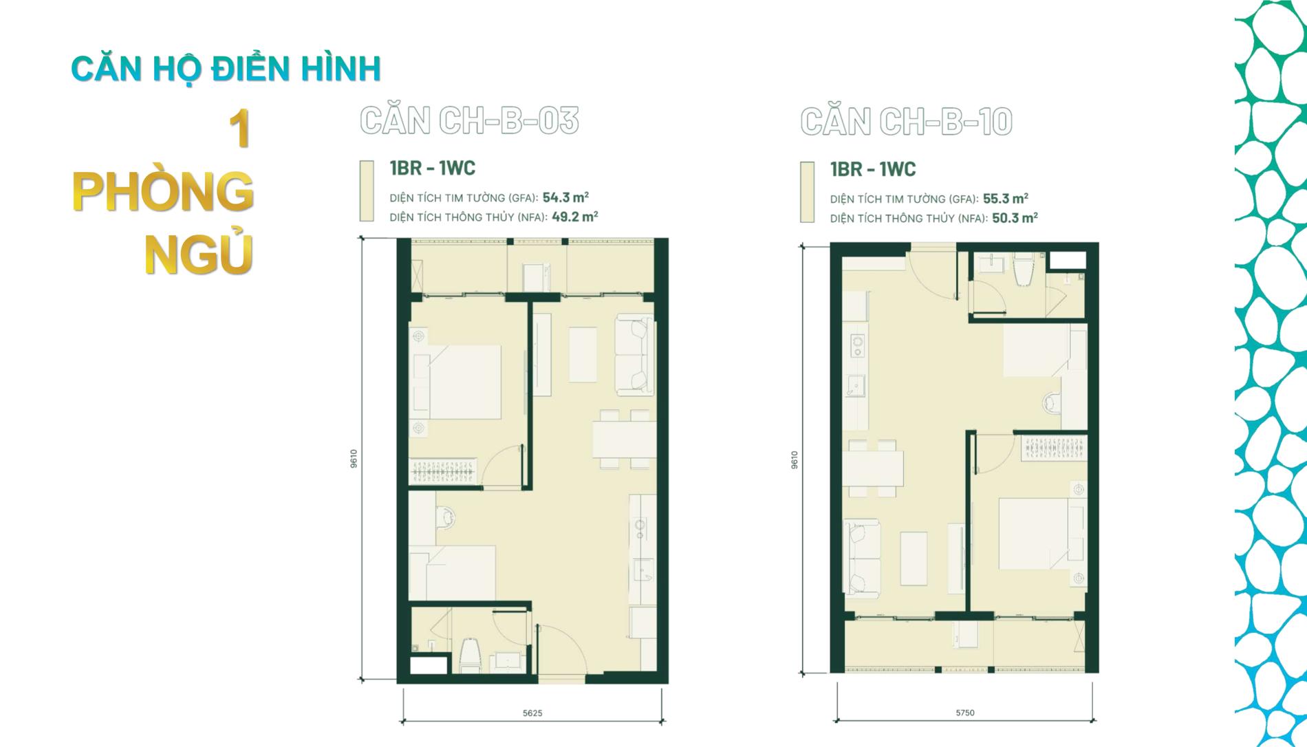Happy One Mori Mặt bằng & thiết kế Happy One Mori