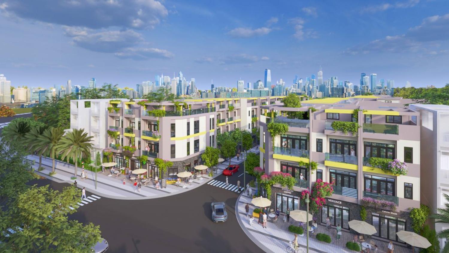 Dự án nhà phố Bcons Eden Park