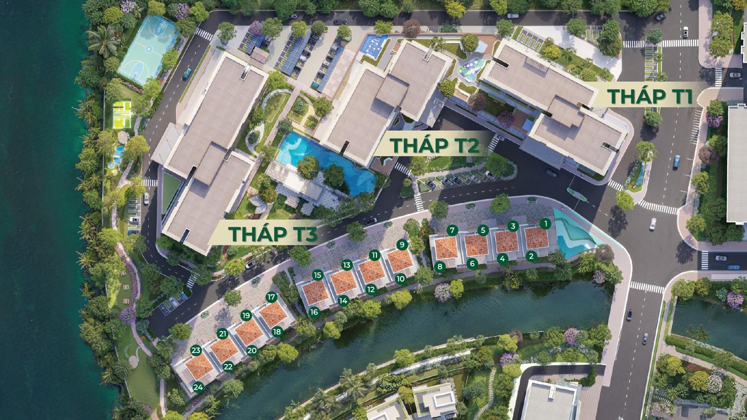 Trellia Cove Mặt bằng dự án Trellia Cove