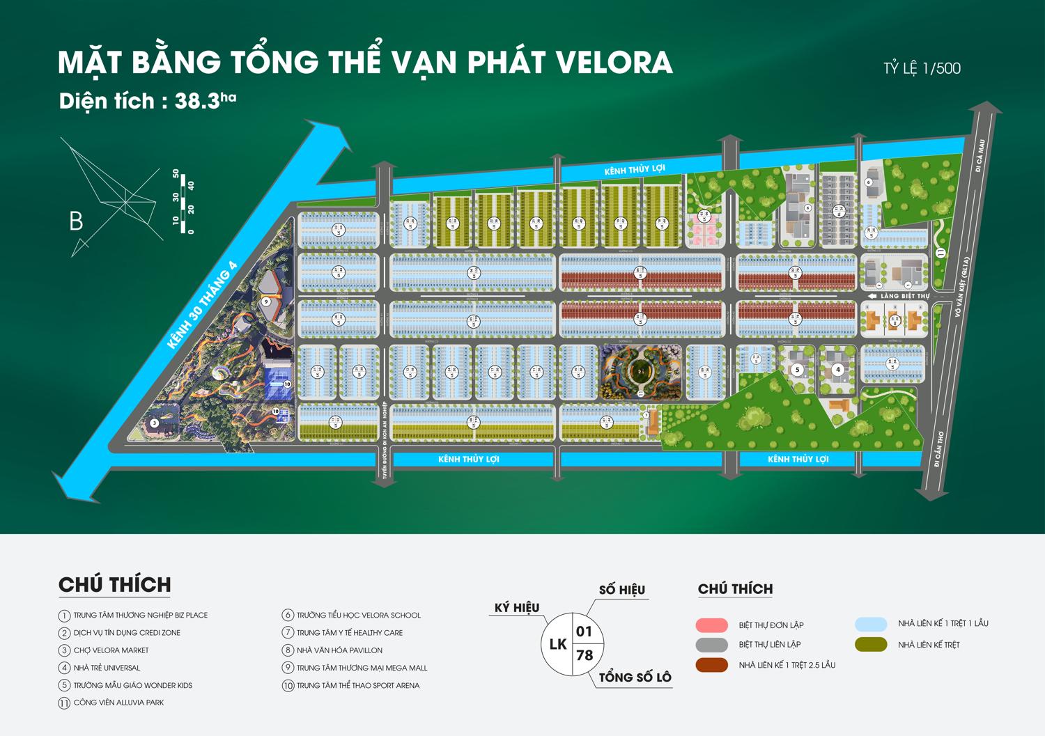 Dự án Mặt bằng & thiết kế Vạn Phát Velora