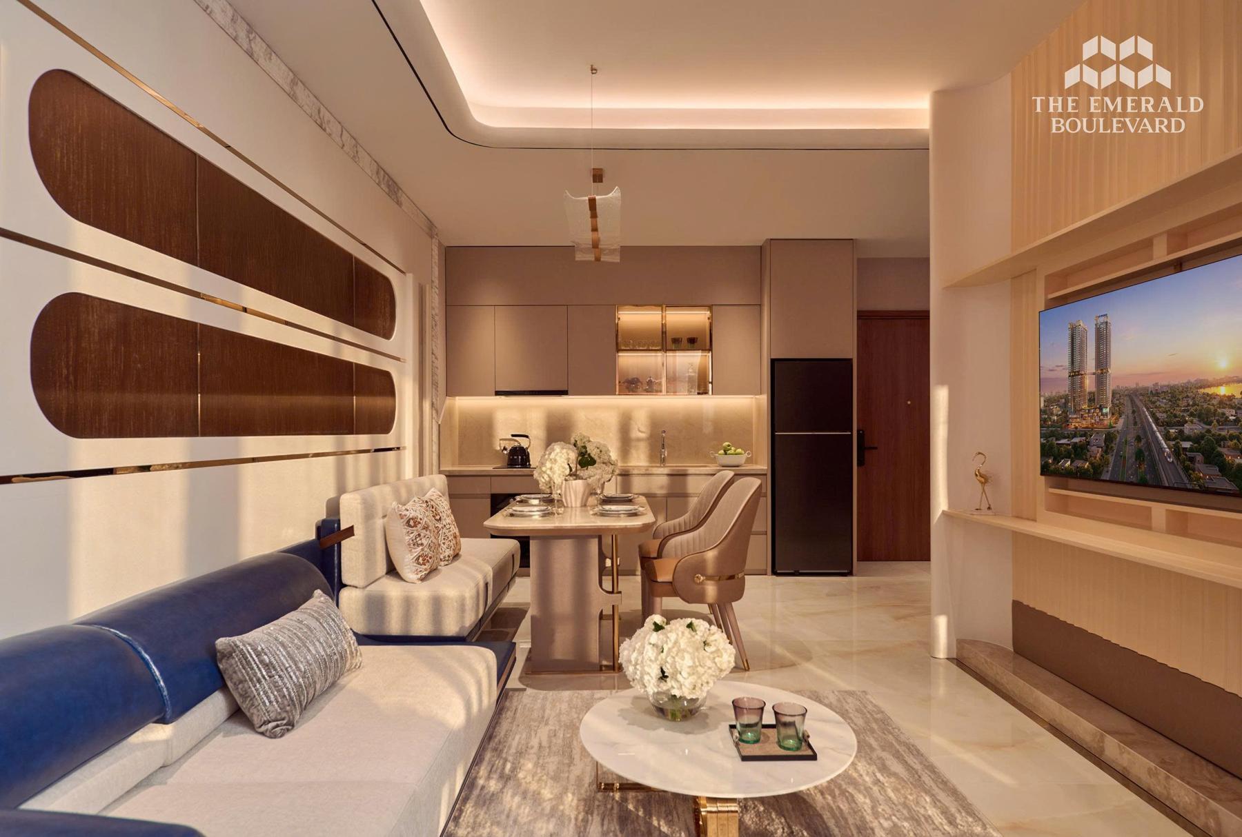 nha mau the emerald boulevard 2 phong ngu 2