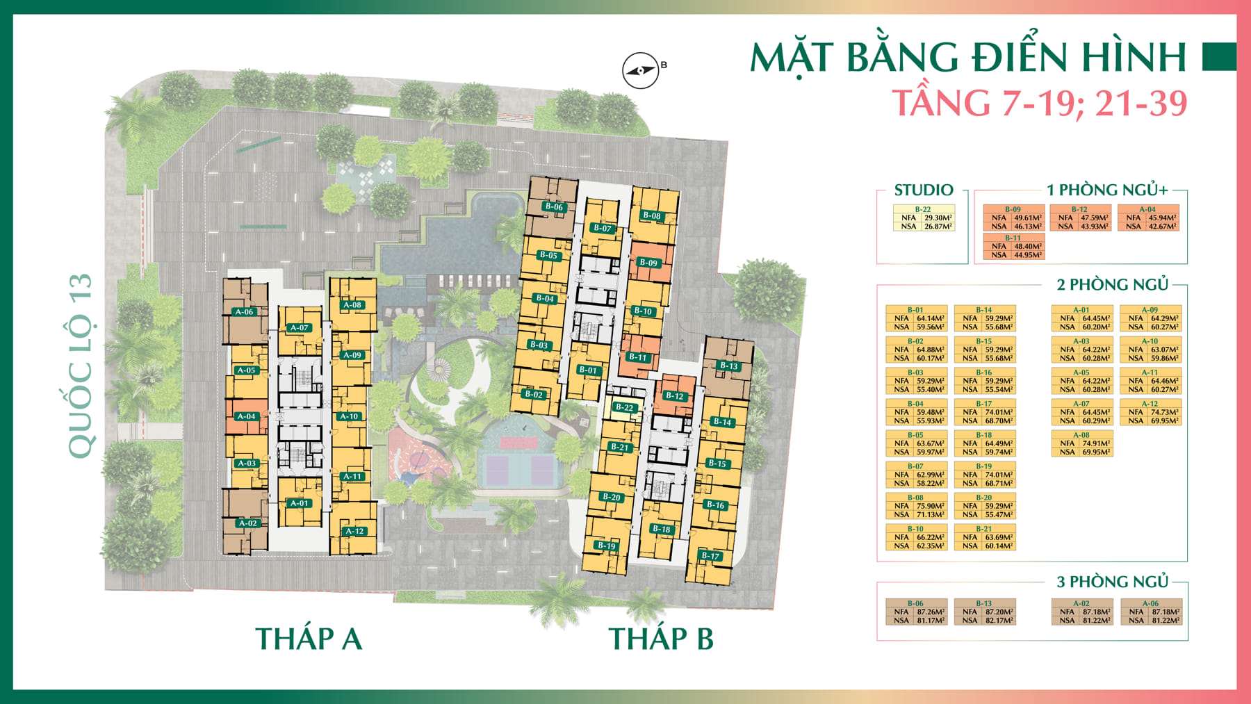 Mặt bằng & thiết kế 