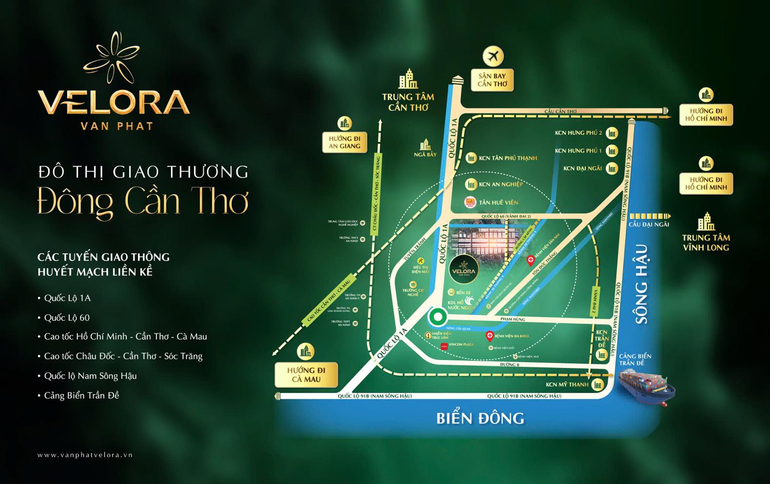 Dự án Vị trí dự án Vạn Phát Velora