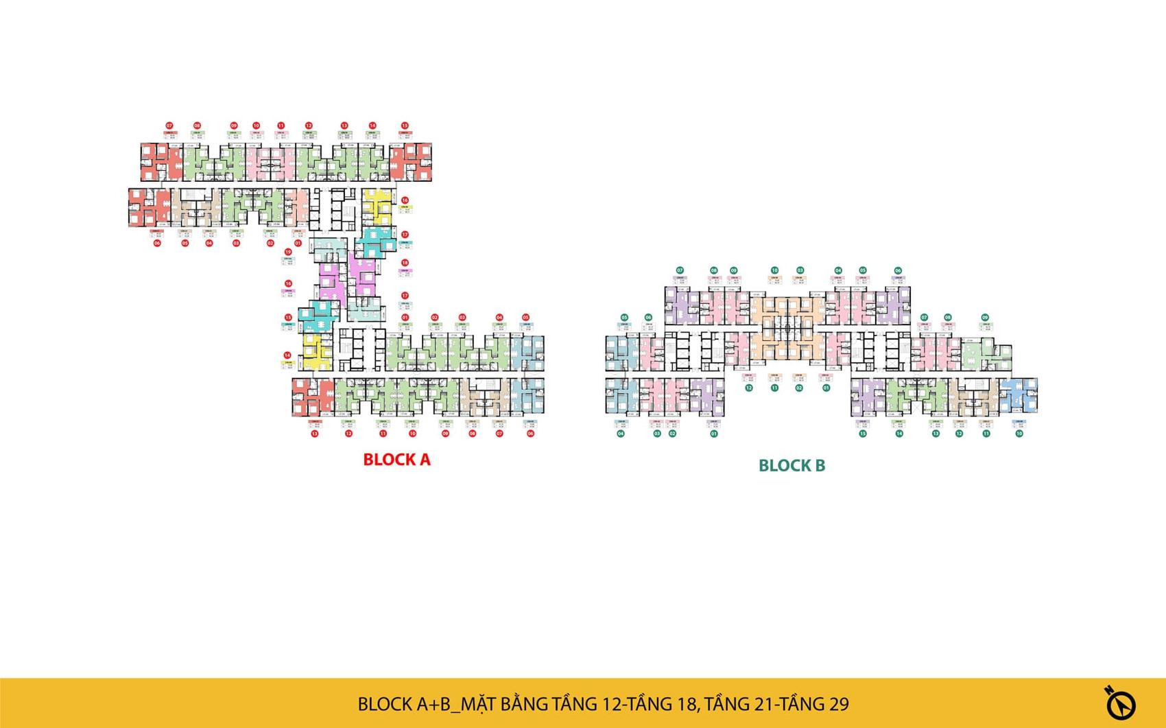 Mặt bằng & thiết kế Bcons Newsky