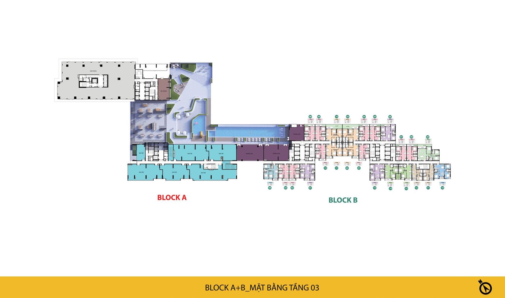 Mặt bằng & thiết kế Bcons Newsky