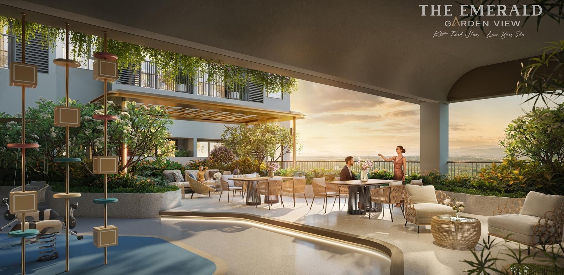 Tiện ích nội khu phong phú The Emerald Garden View