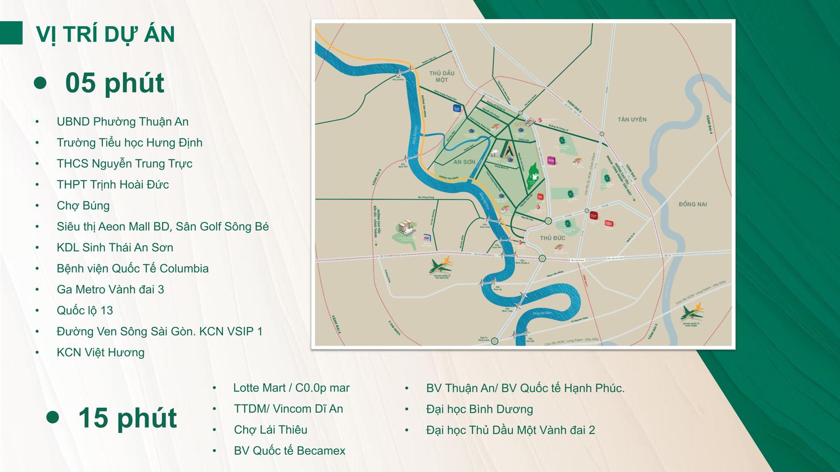 Vị trí dự án The Emerald Garden View