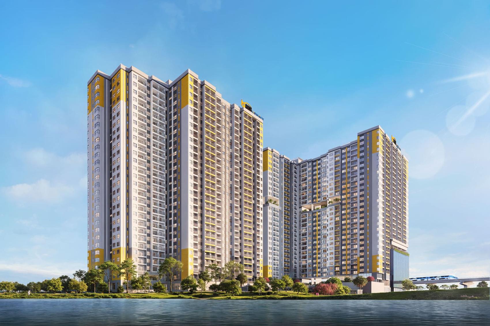 Phối cảnh dự án Bcons Newsky