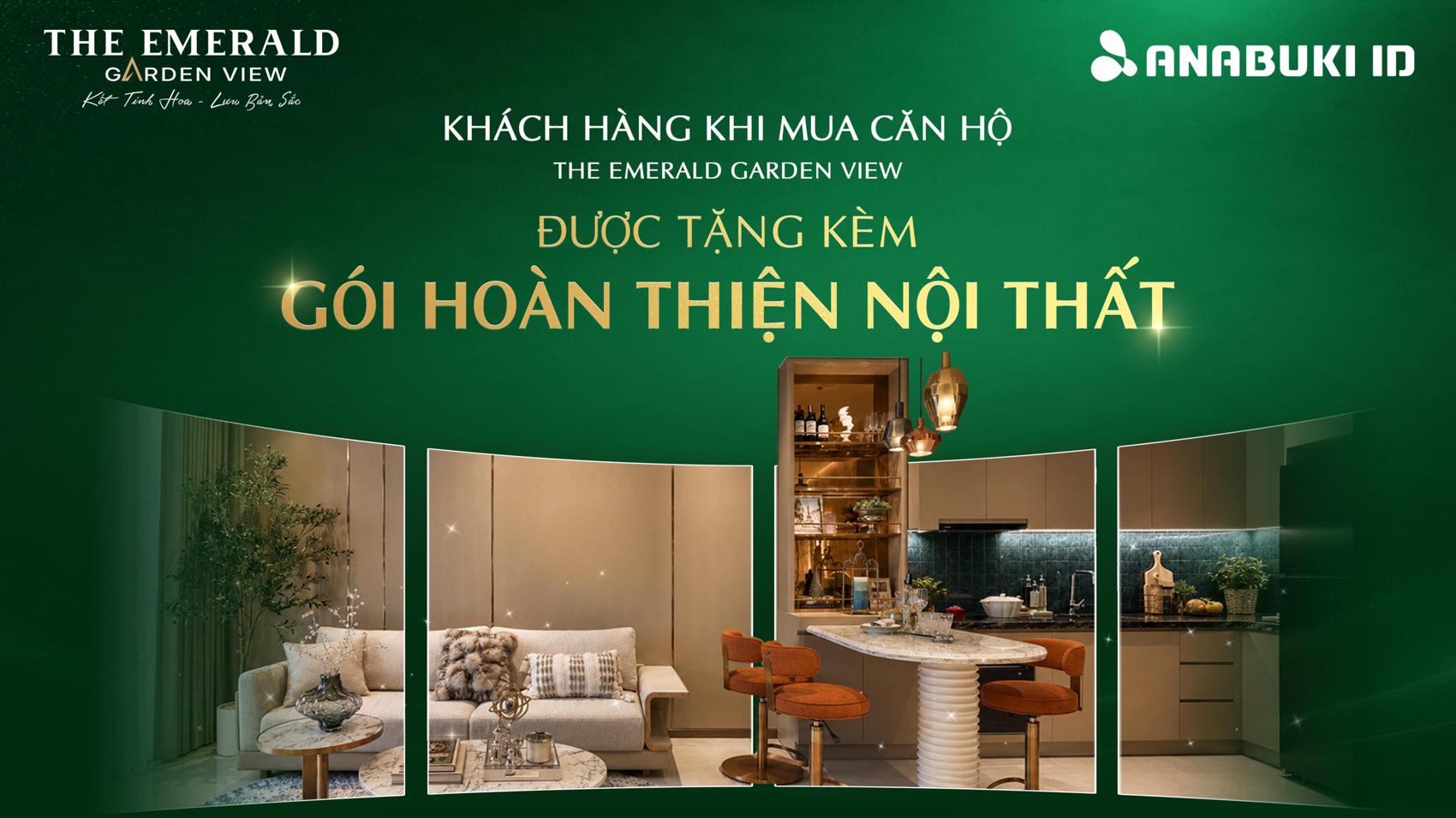 Dự án Chương trình tặng nội thất Emerald Garden View chi tiết