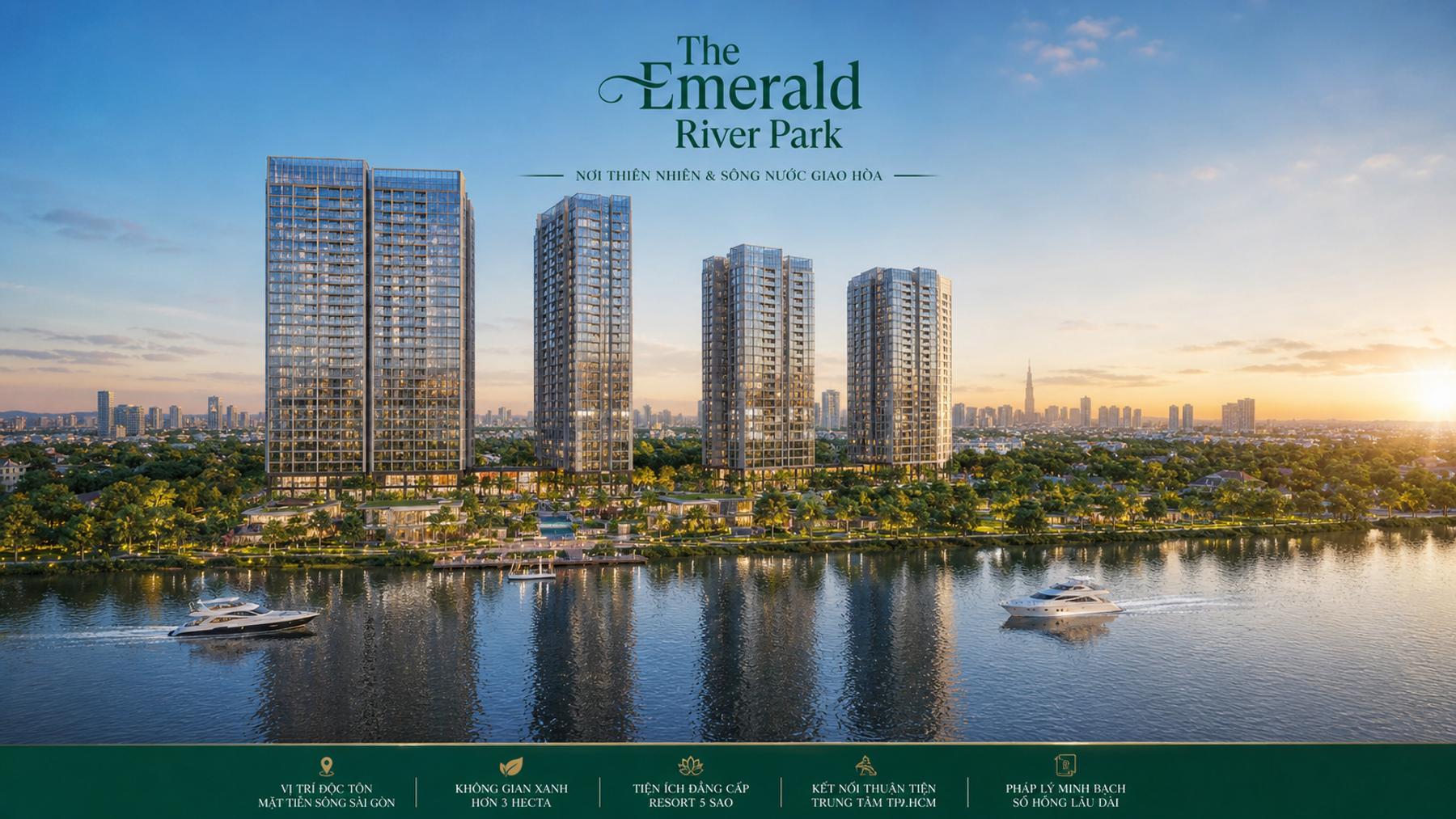 Phối cảnh The Emerald River Park