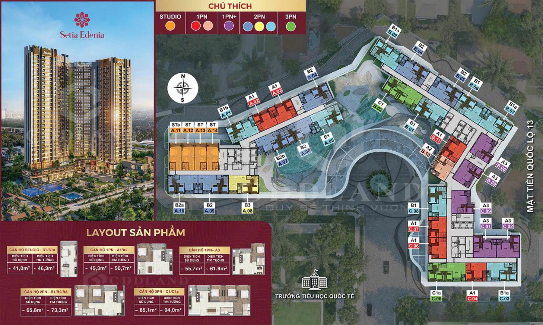 Mặt bằng tổng thể