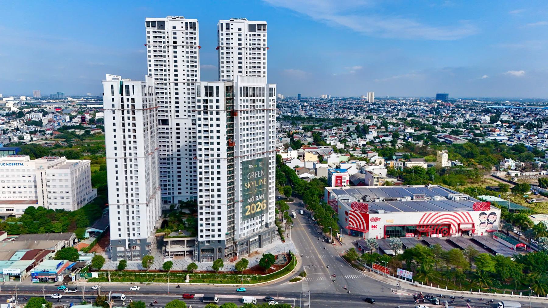 Tiến độ Green Skyline 03.2026