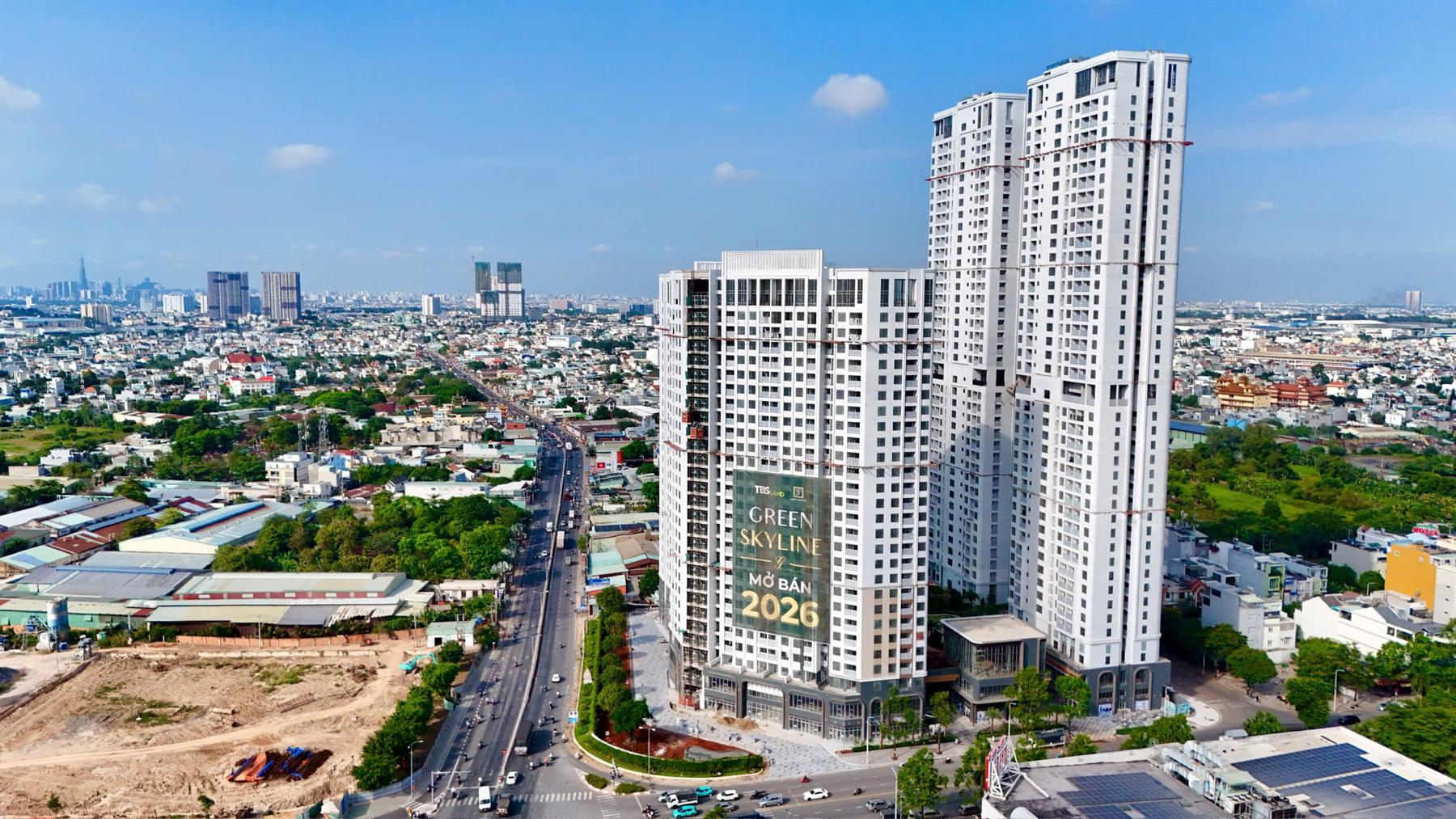 Tiến độ Green Skyline 03.2026