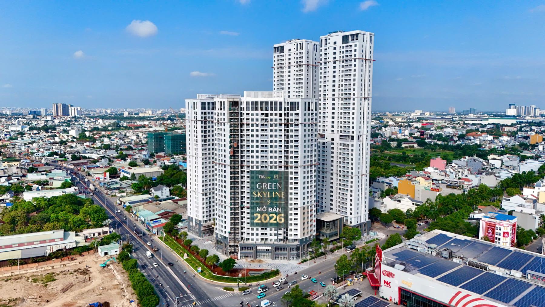 Tiến độ Green Skyline 03.2026