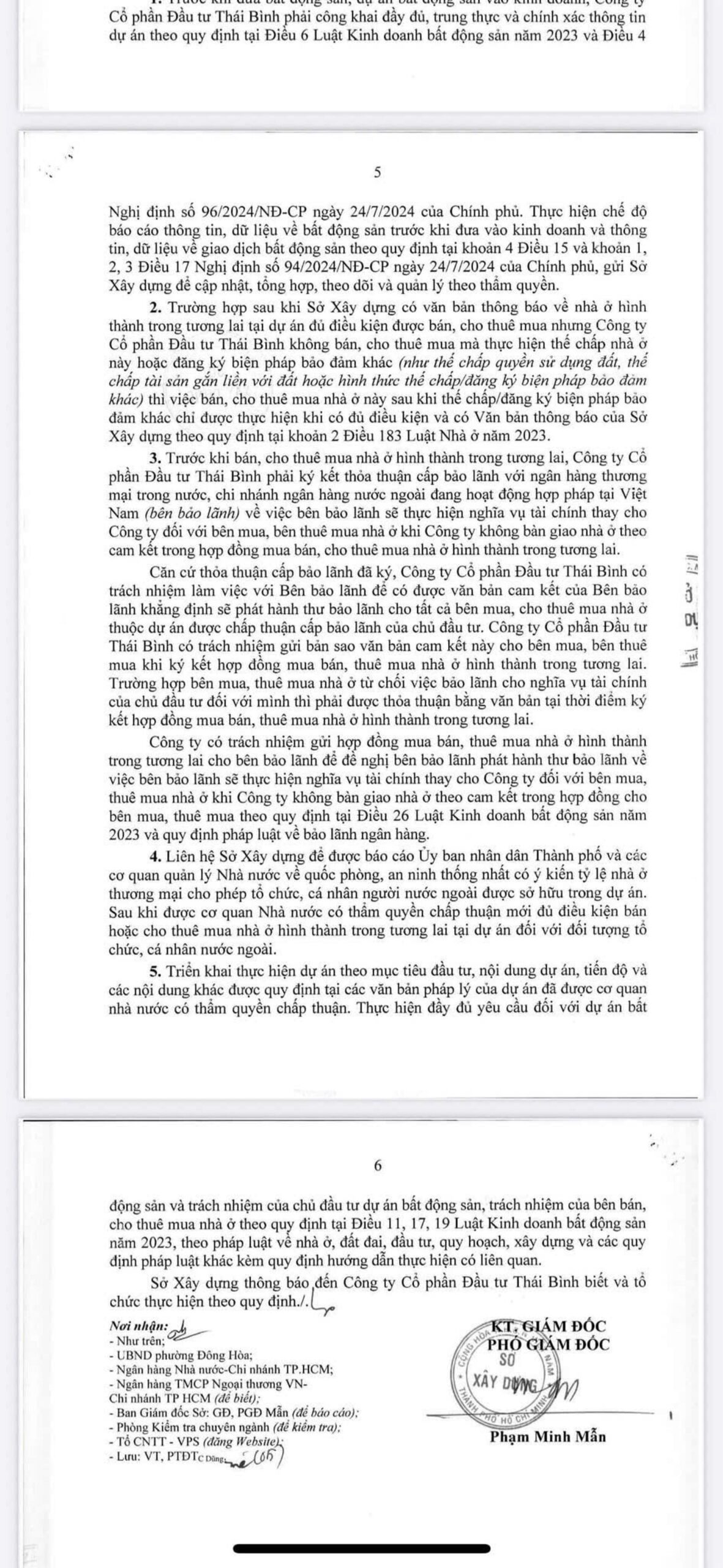 Giấy phép bán hàng Green Skyline