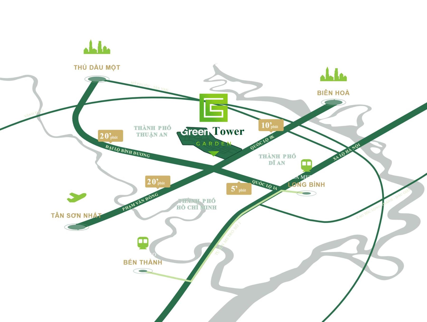 Green Skyline Vị trí Green Skyline