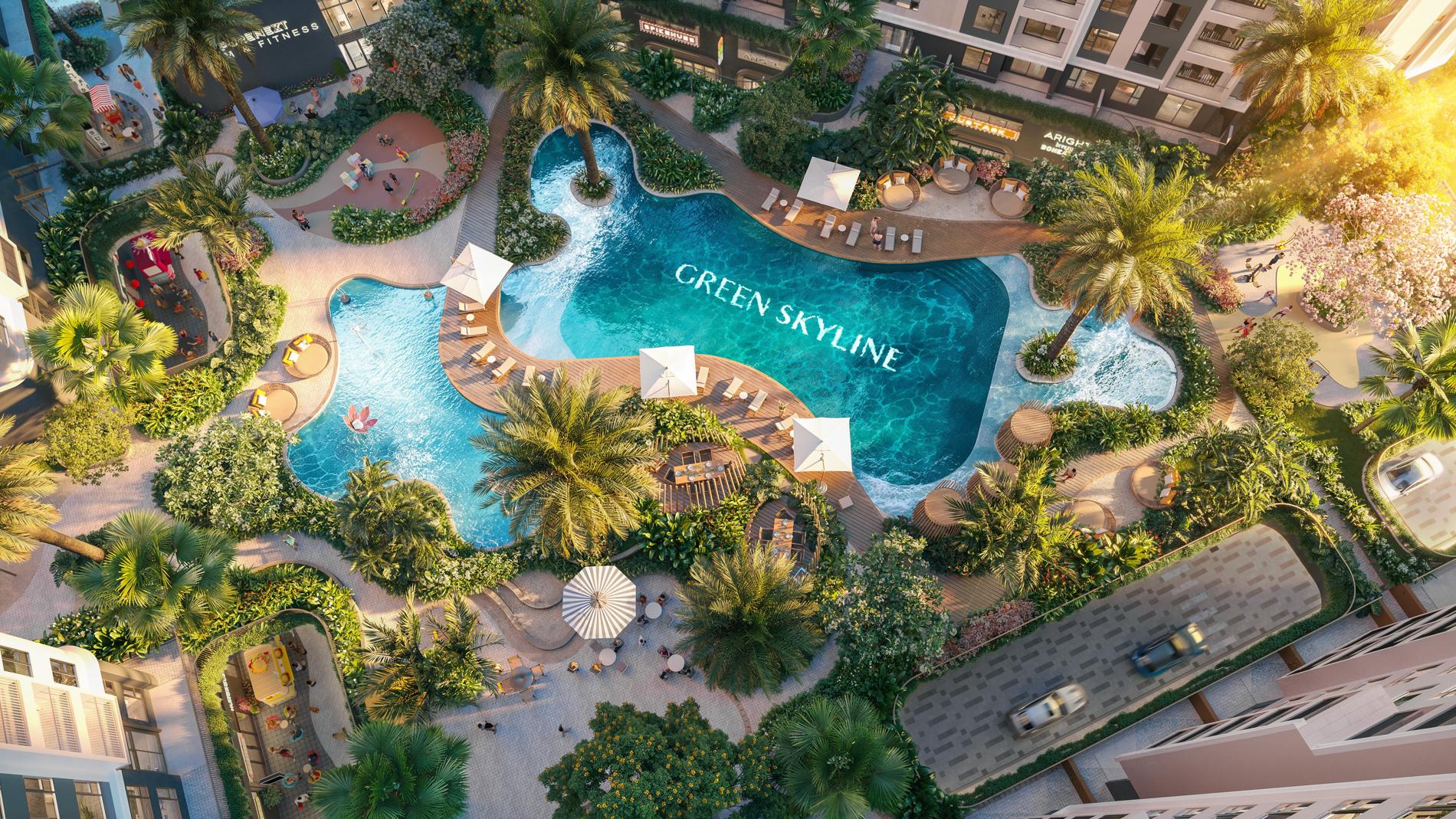 Tiện ích nội khu phong phú Green Skyline
