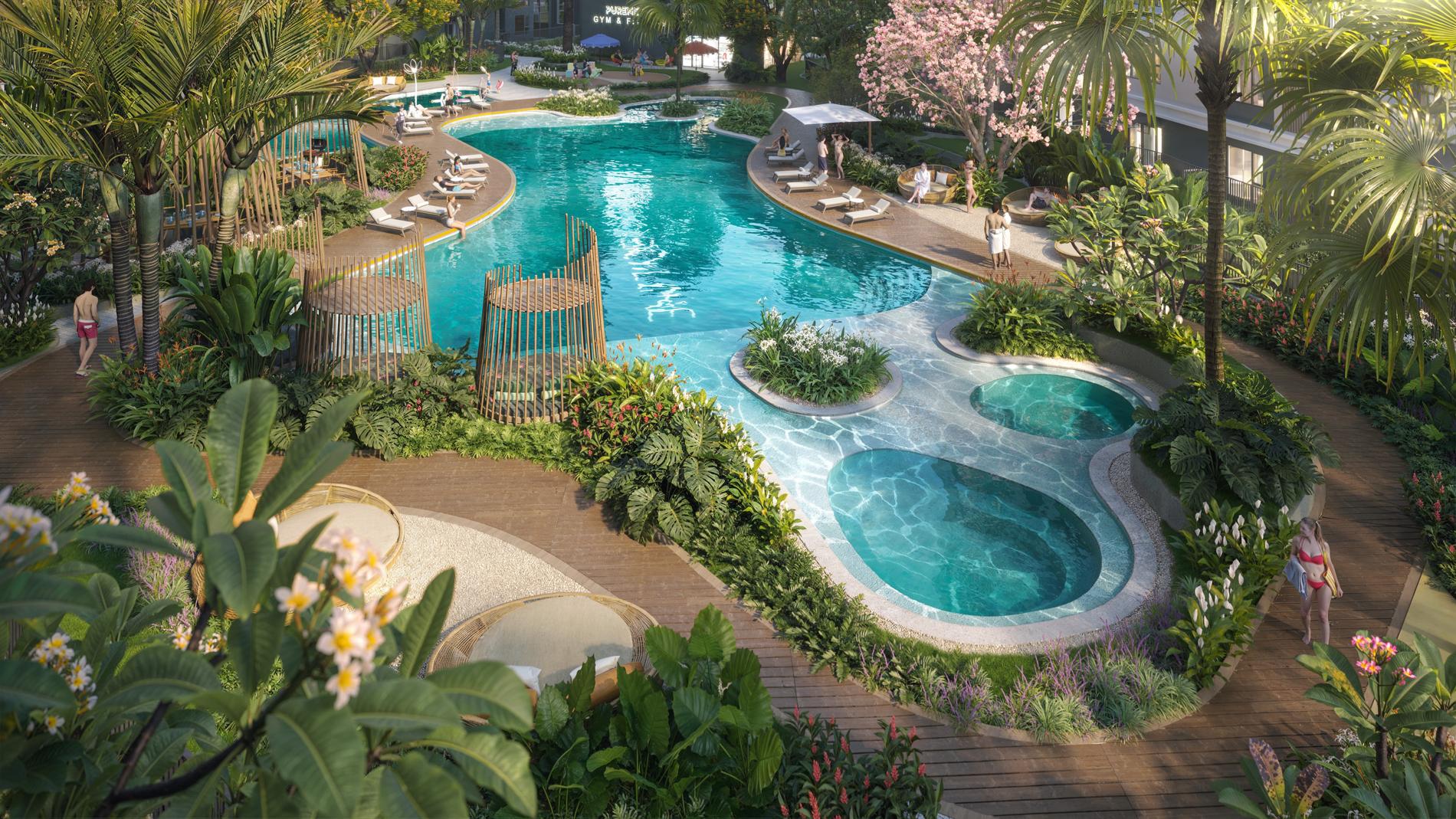 Tiện ích nội khu phong phú Green Skyline