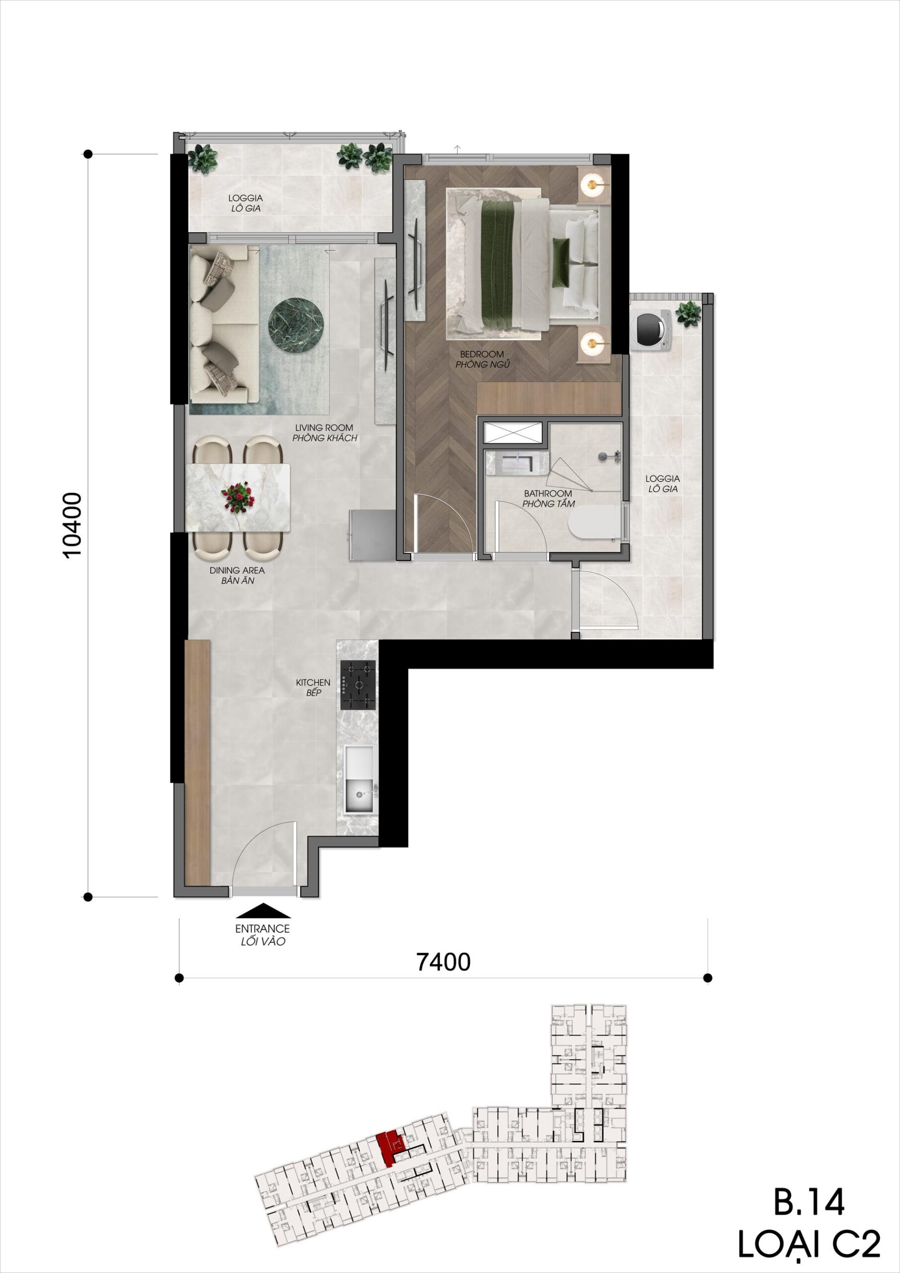Mặt bằng & thiết kế dự án Khải Hoàn Imperial