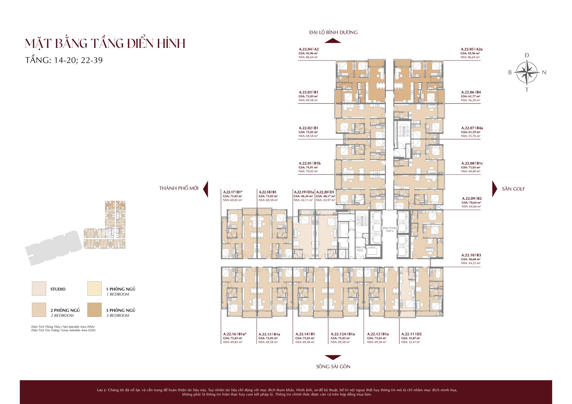 Mặt bằng & thiết kế dự án Khải Hoàn Imperial
