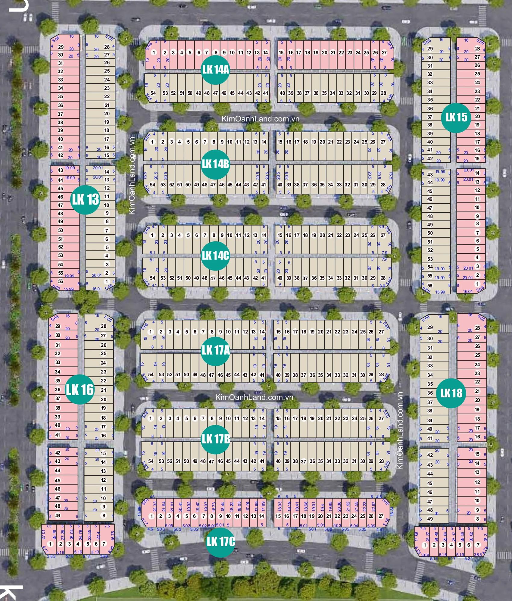 Mặt bằng & thiết kế The Link City