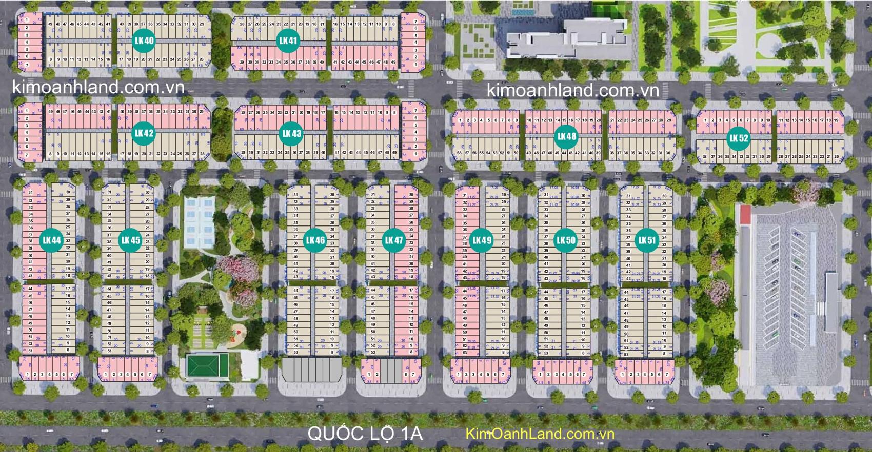 Mặt bằng & thiết kế The Link City