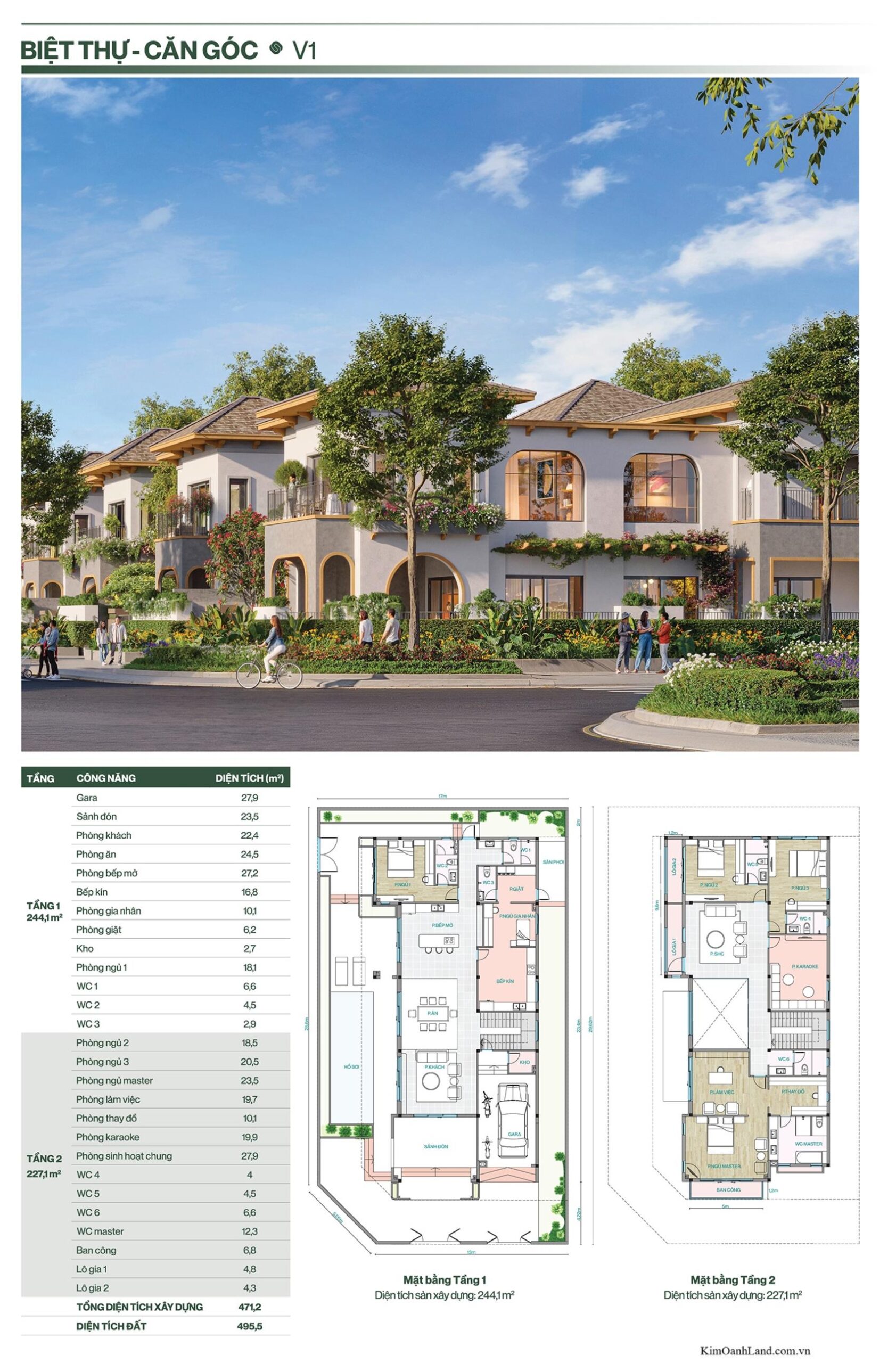 Mặt bằng & thiết kế The Link City