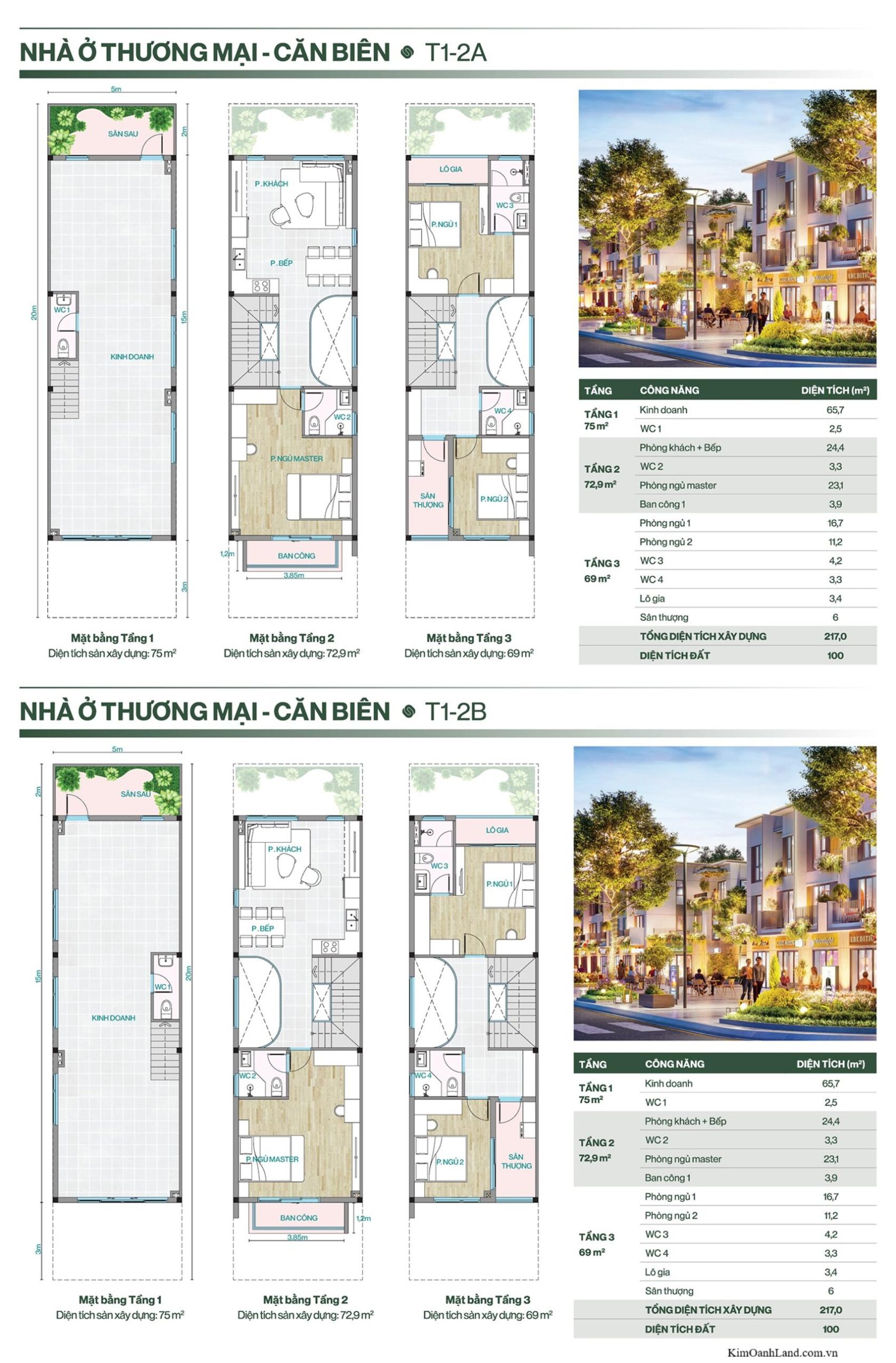 Mặt bằng & thiết kế The Link City