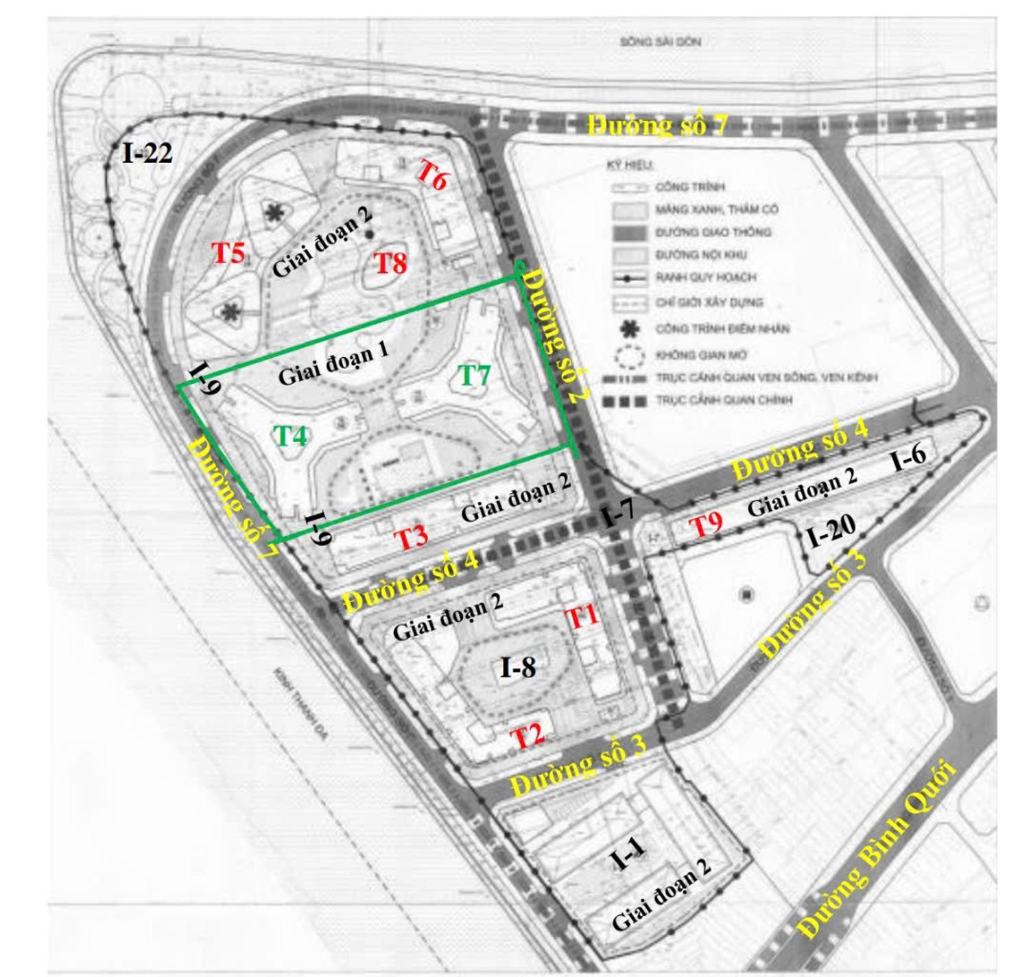 Mặt bằng dự kiến tham khảo
