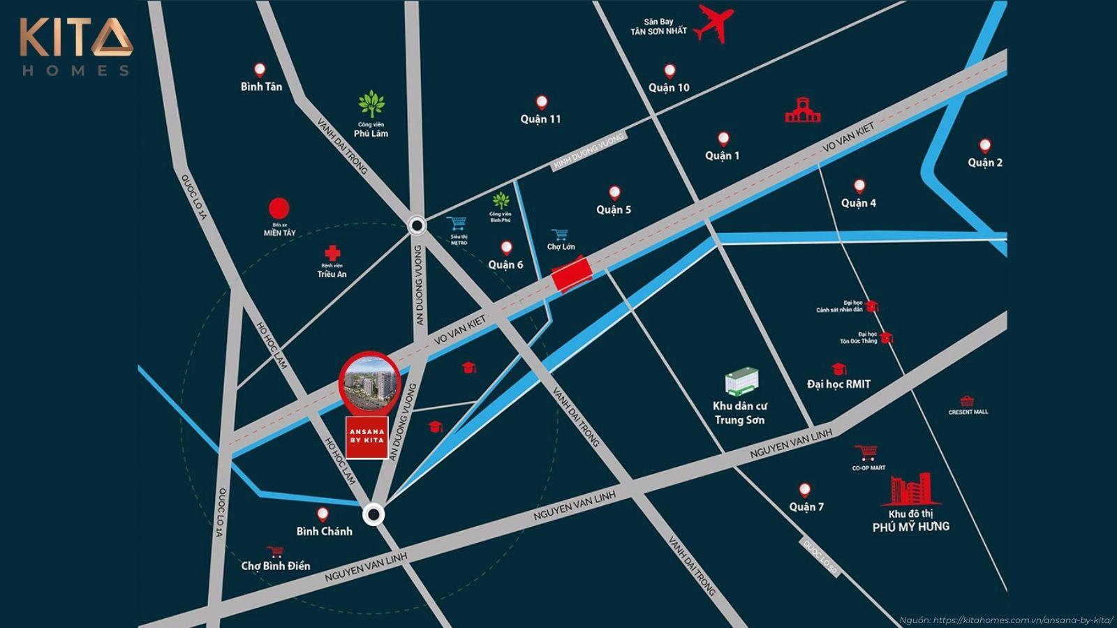 Vị trí Ansana By Kita