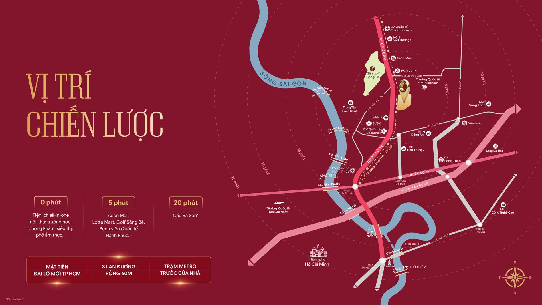 Lusso Saigon Vị trí dự án Lusso Saigon