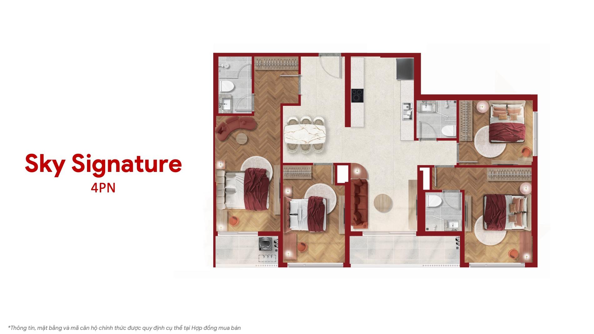 Lusso Saigon Thiết kế căn hộ Lusso Saigon