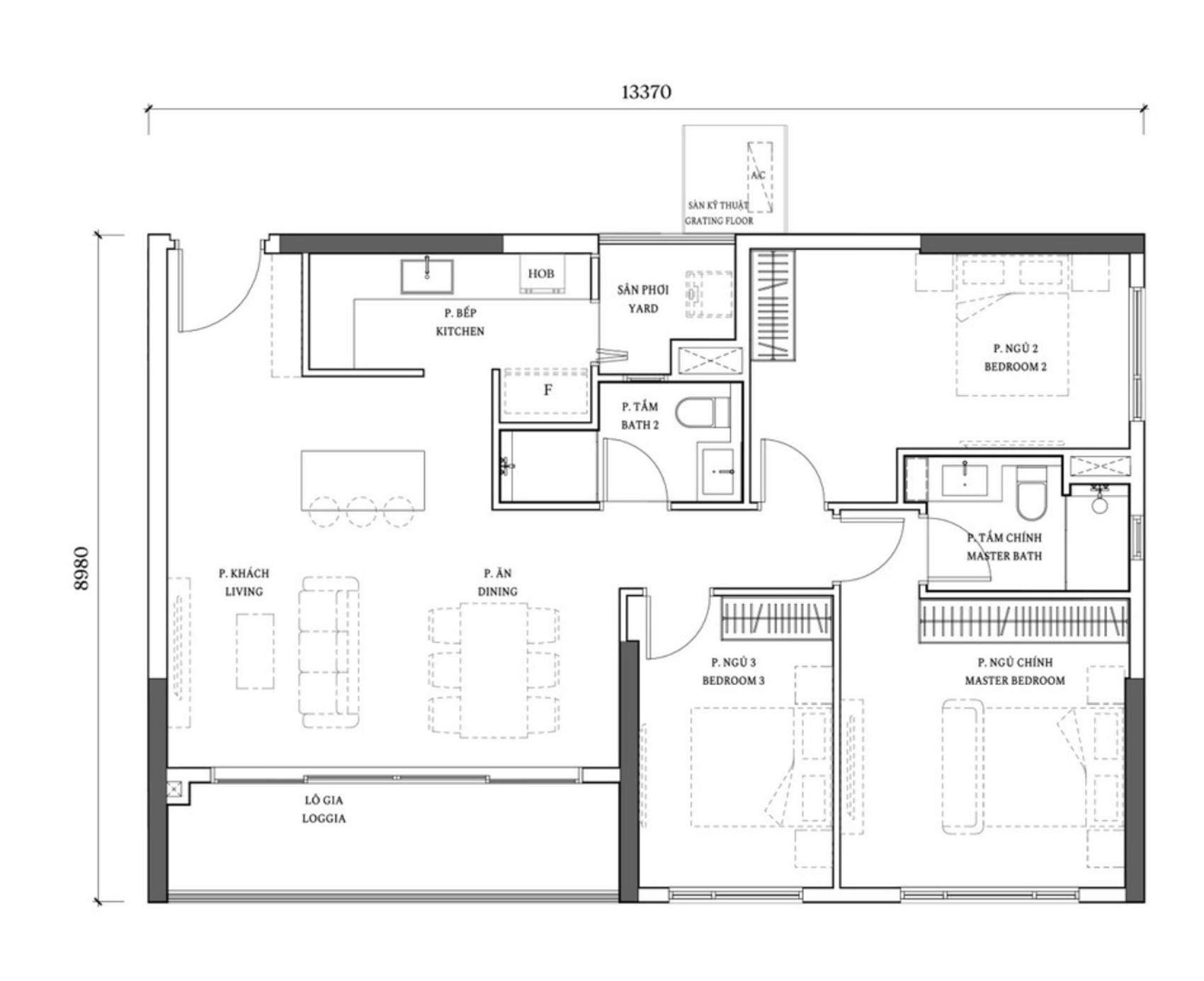 Thiết kế căn hộ Orchard Collection