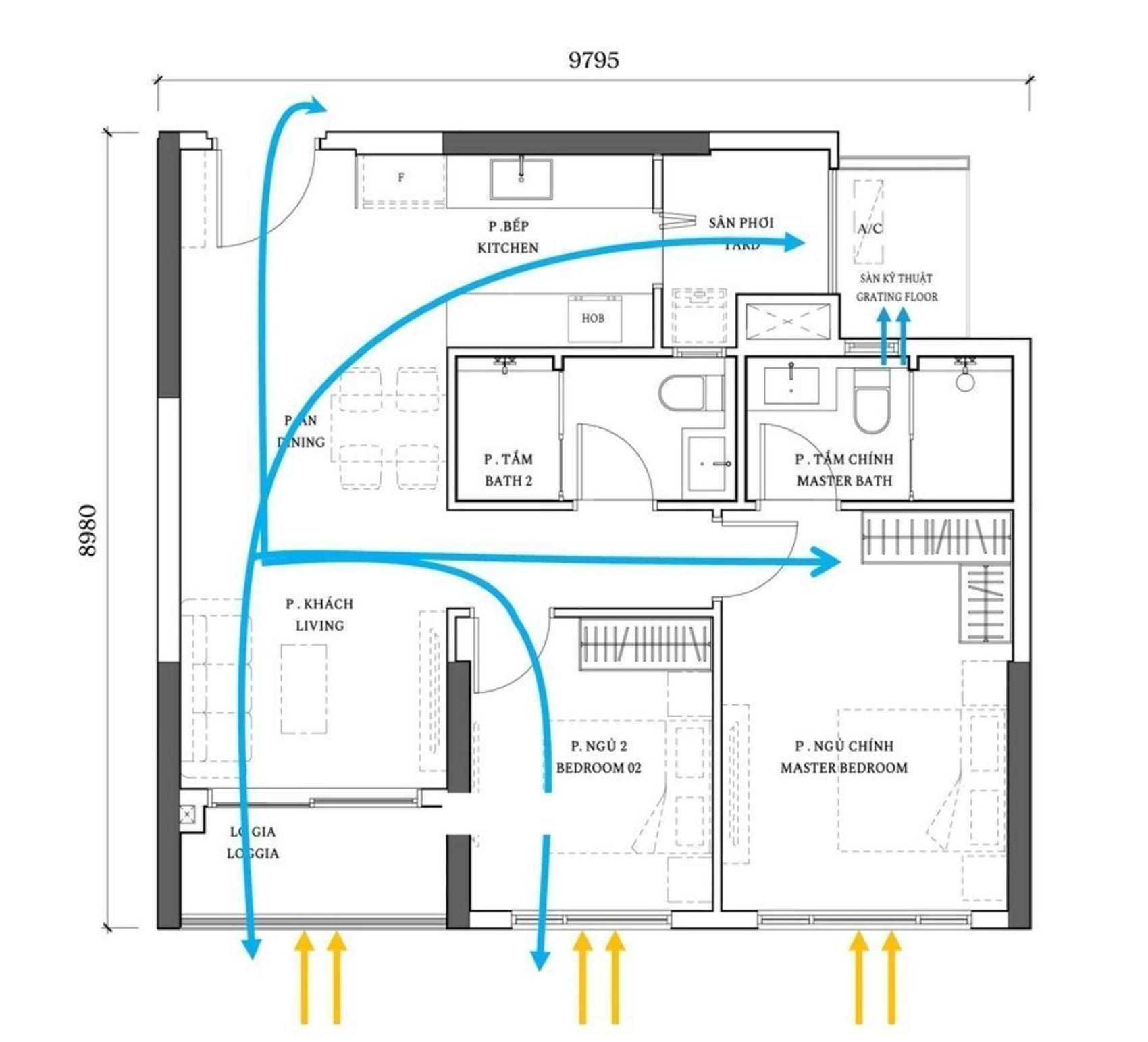 Thiết kế căn hộ Orchard Collection