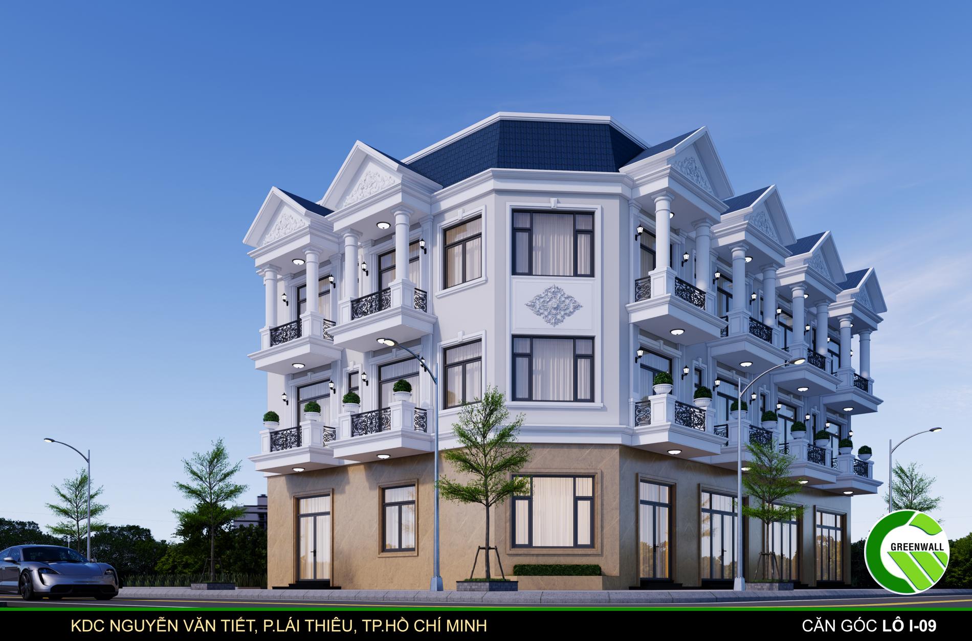 Phối cảnh khu dân cư Nguyễn Văn Tiết