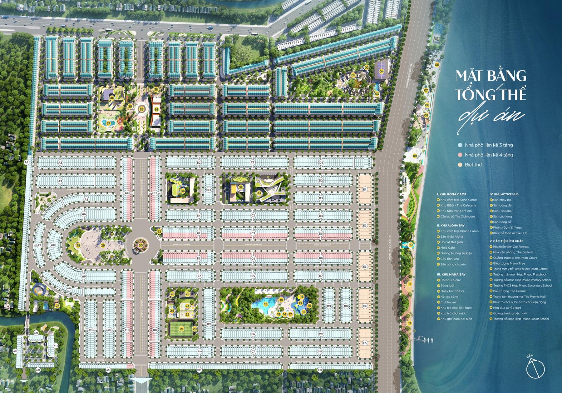 Mặt bằng dự án Hiệp Phước Premia