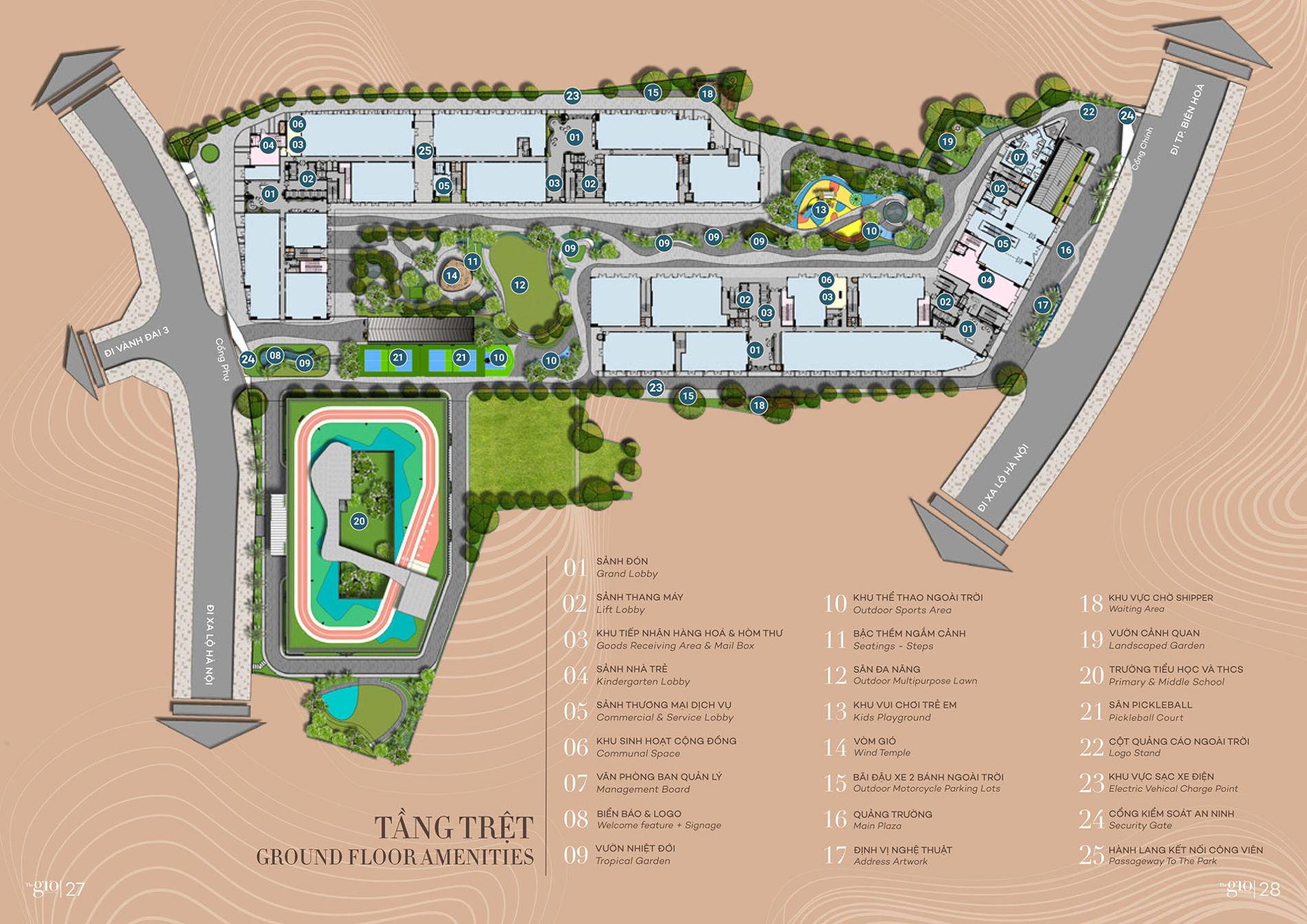 Mặt bằng & thiết kế dự án River Collection