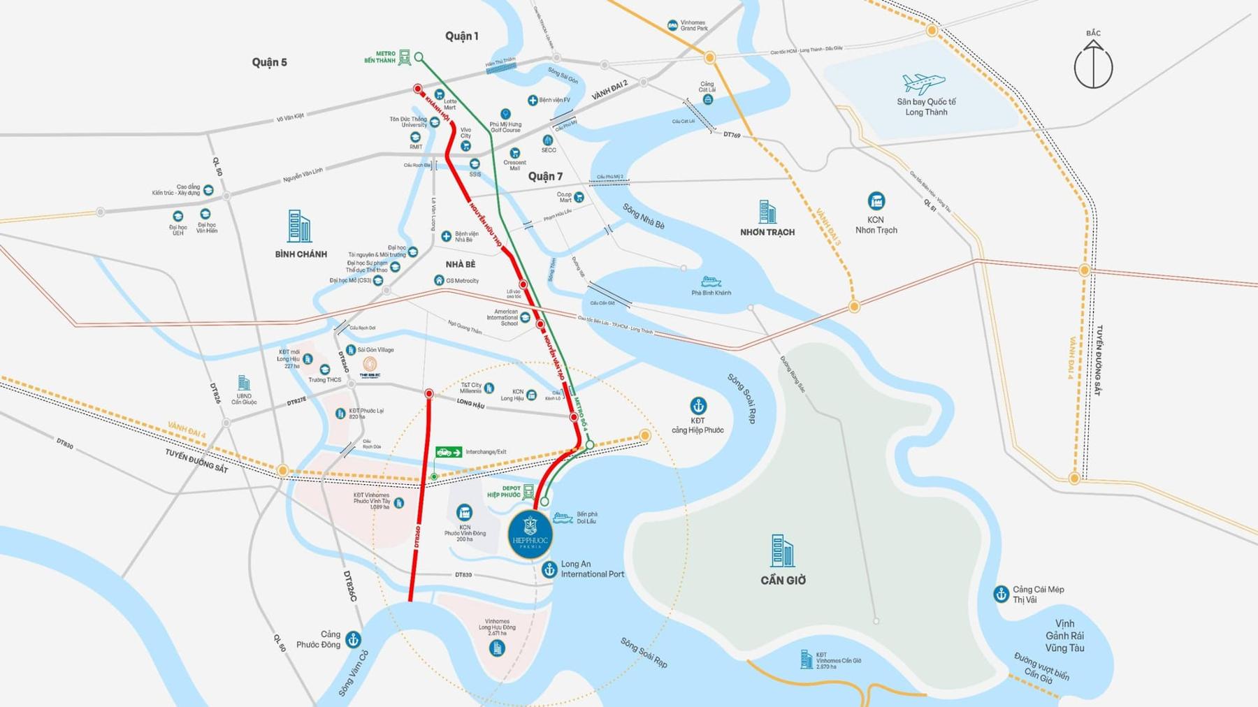 Vị trí Hiệp Phước Premia