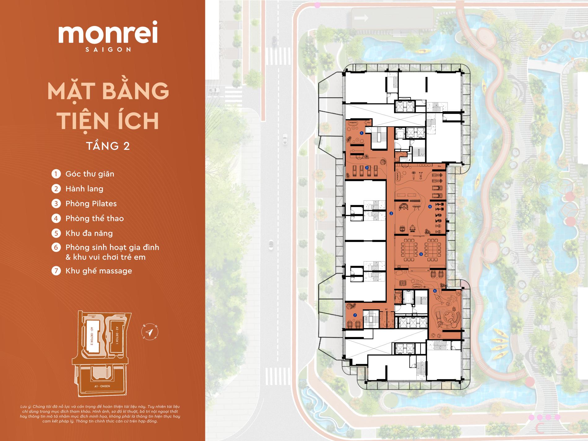 Mặt bằng & thiết kế Monrei Saigon