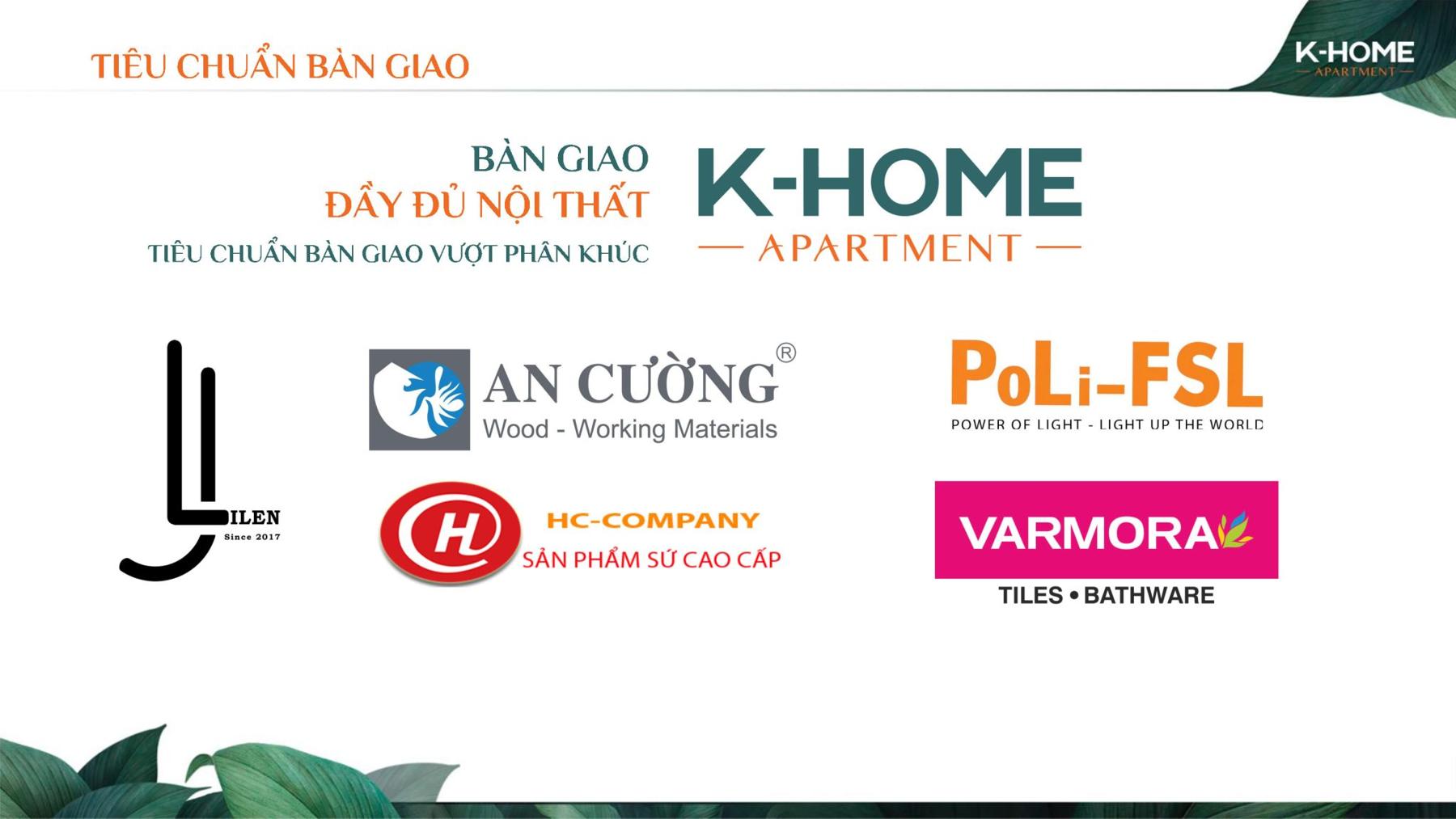 Nội thất bàn giao