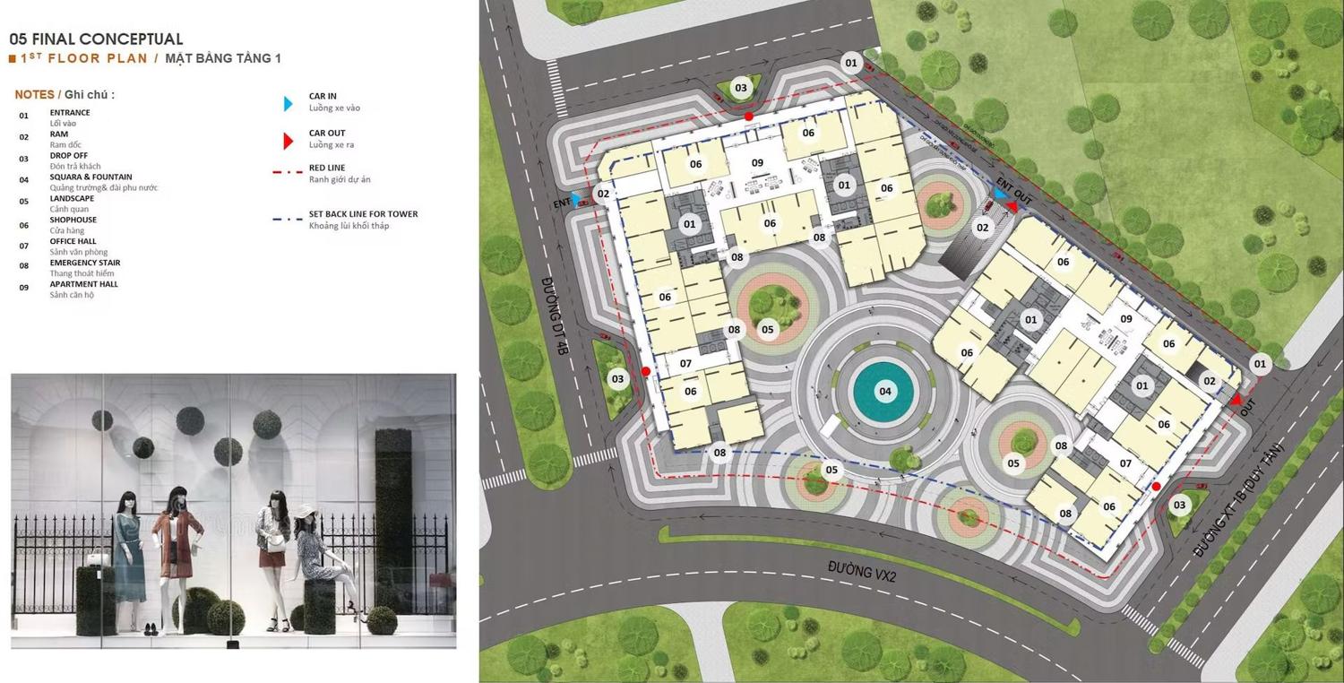 Mặt bằng dự án Nam Mekong Grand Plaza