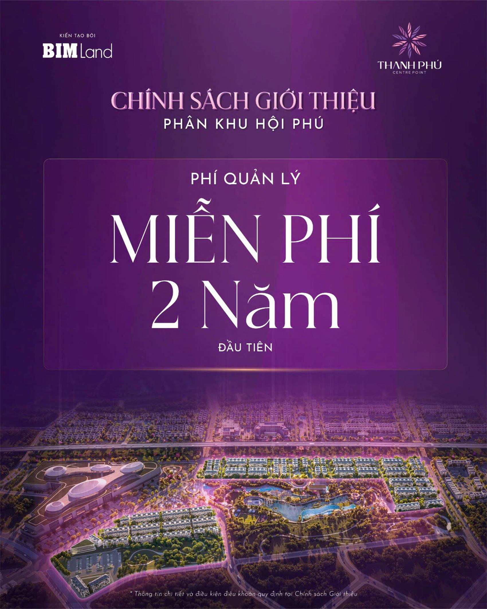 Chính sách & giá bán Thanh Phú Centre Point