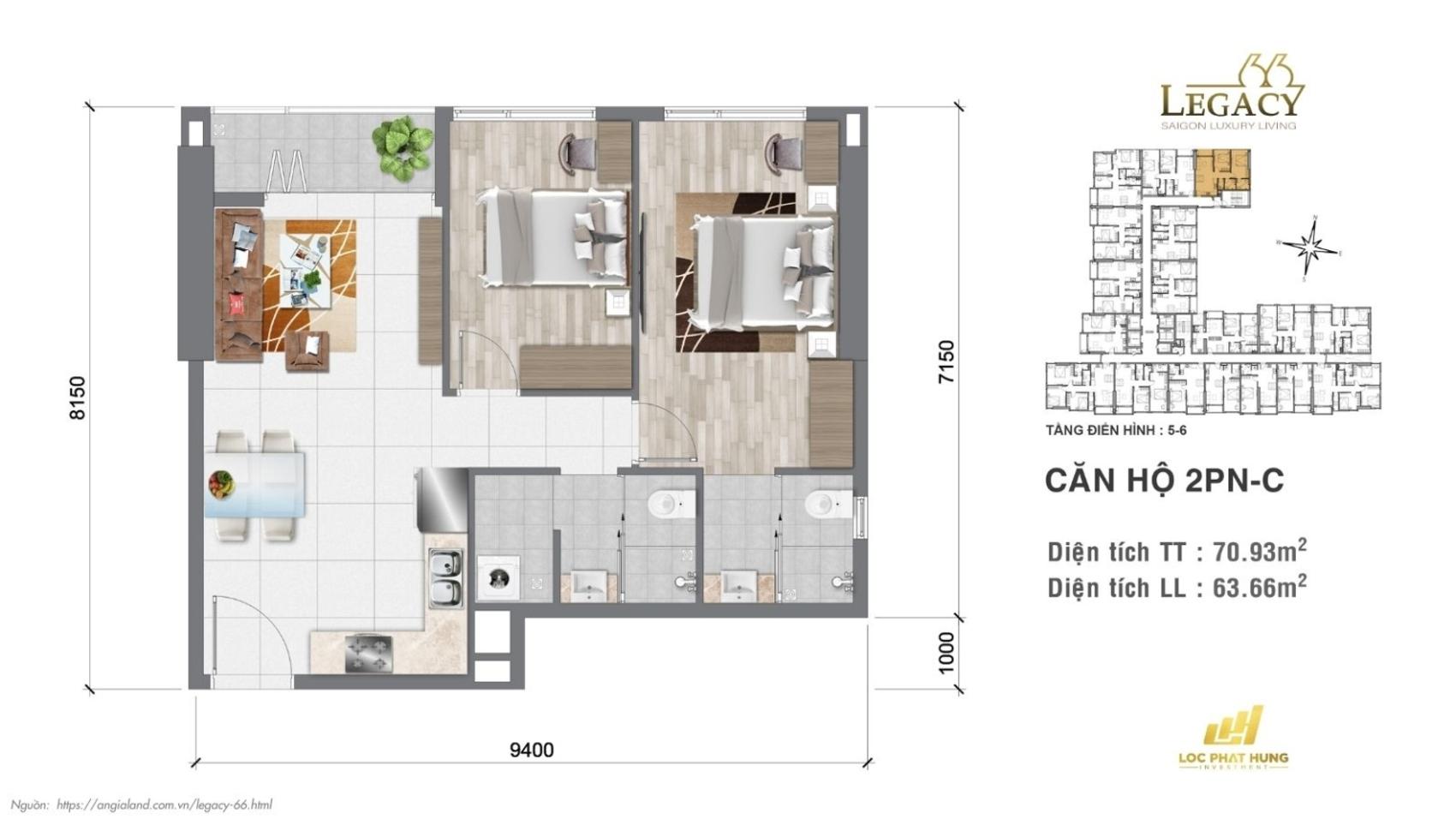 Mặt bằng & thiết kế Legacy 66