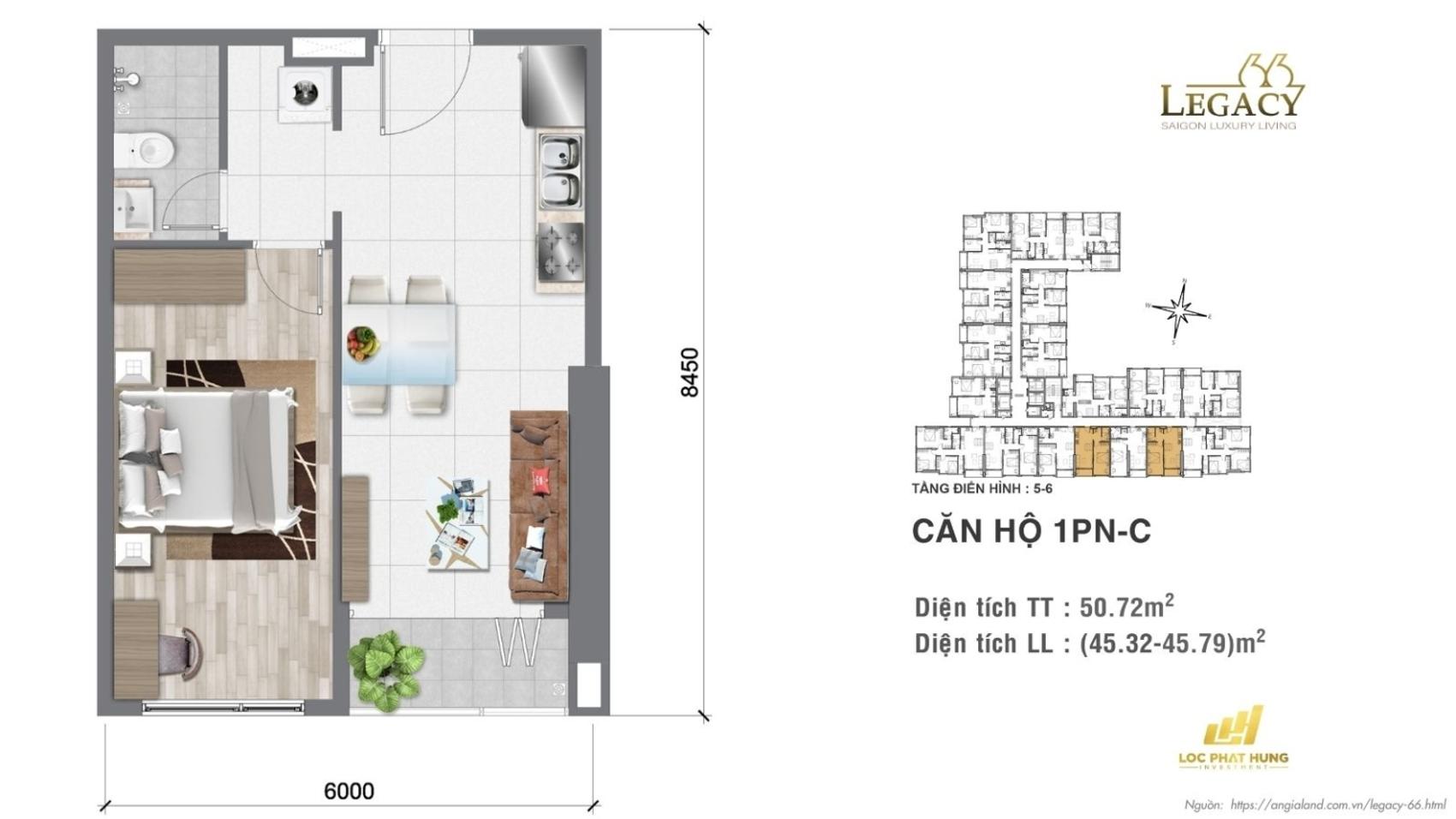Mặt bằng & thiết kế Legacy 66