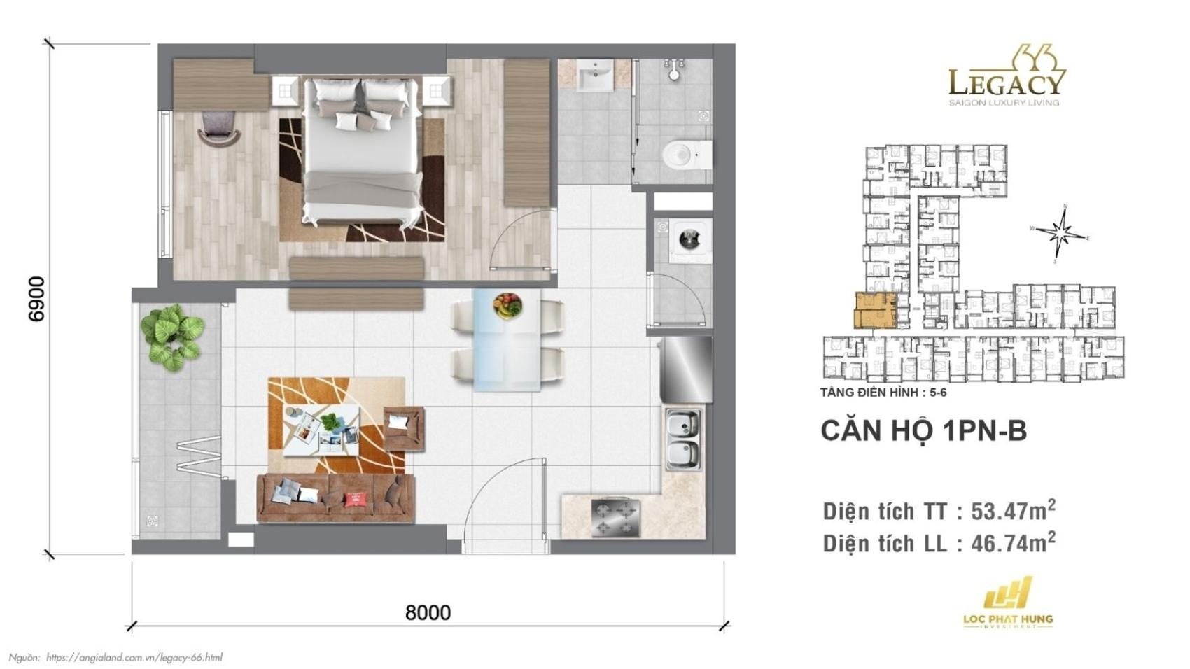 Mặt bằng & thiết kế Legacy 66