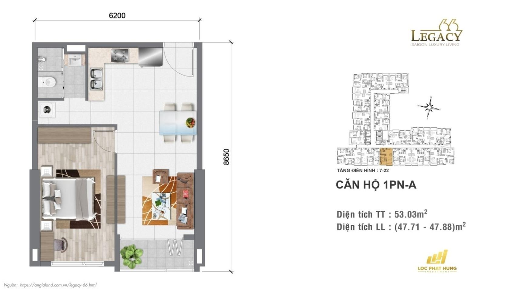 Mặt bằng & thiết kế Legacy 66
