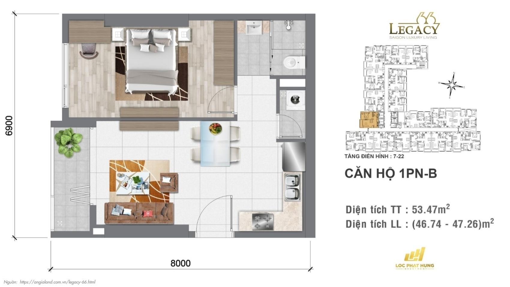 Mặt bằng & thiết kế Legacy 66
