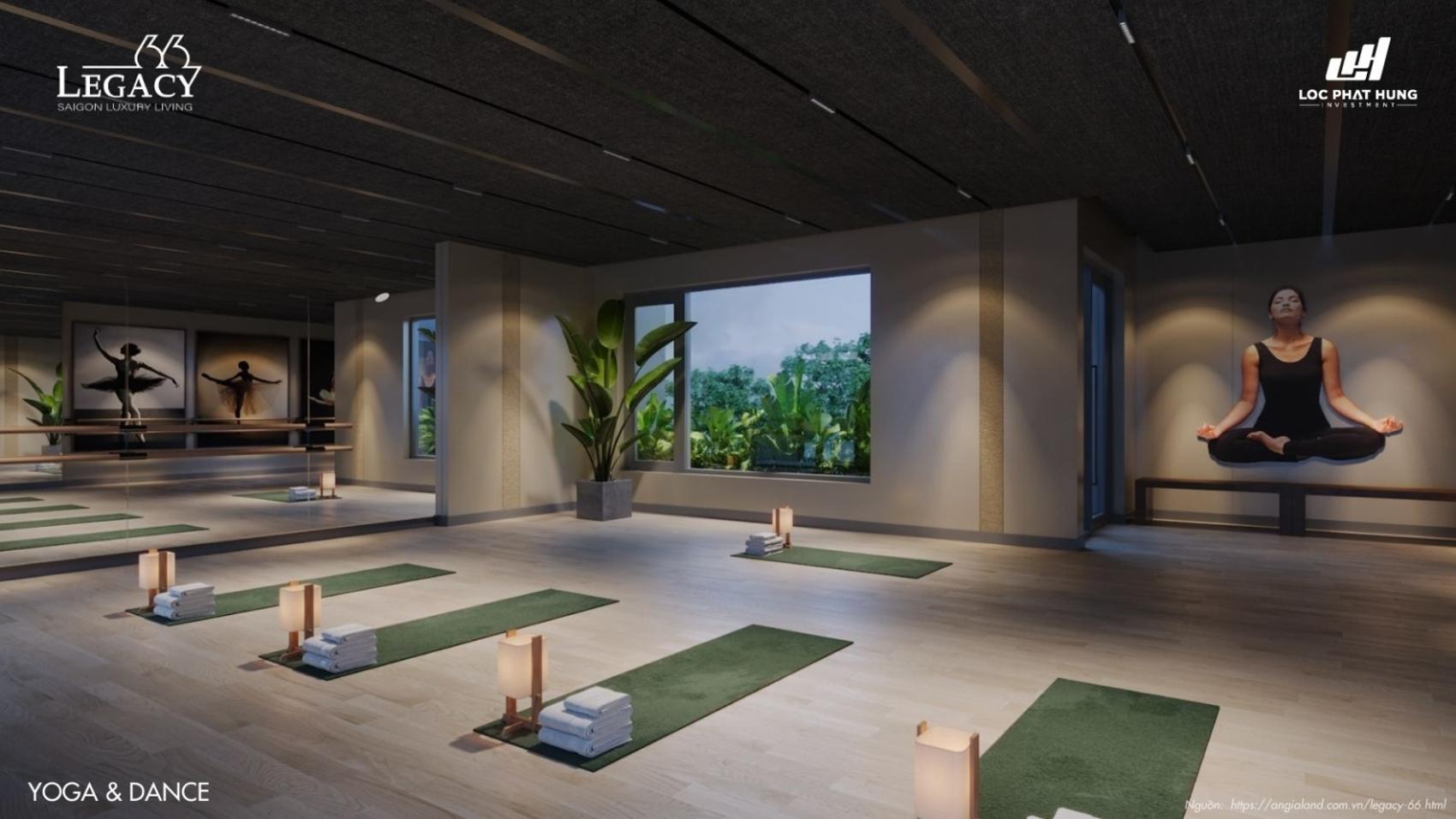 Tiện ích Legacy 66 phong phú