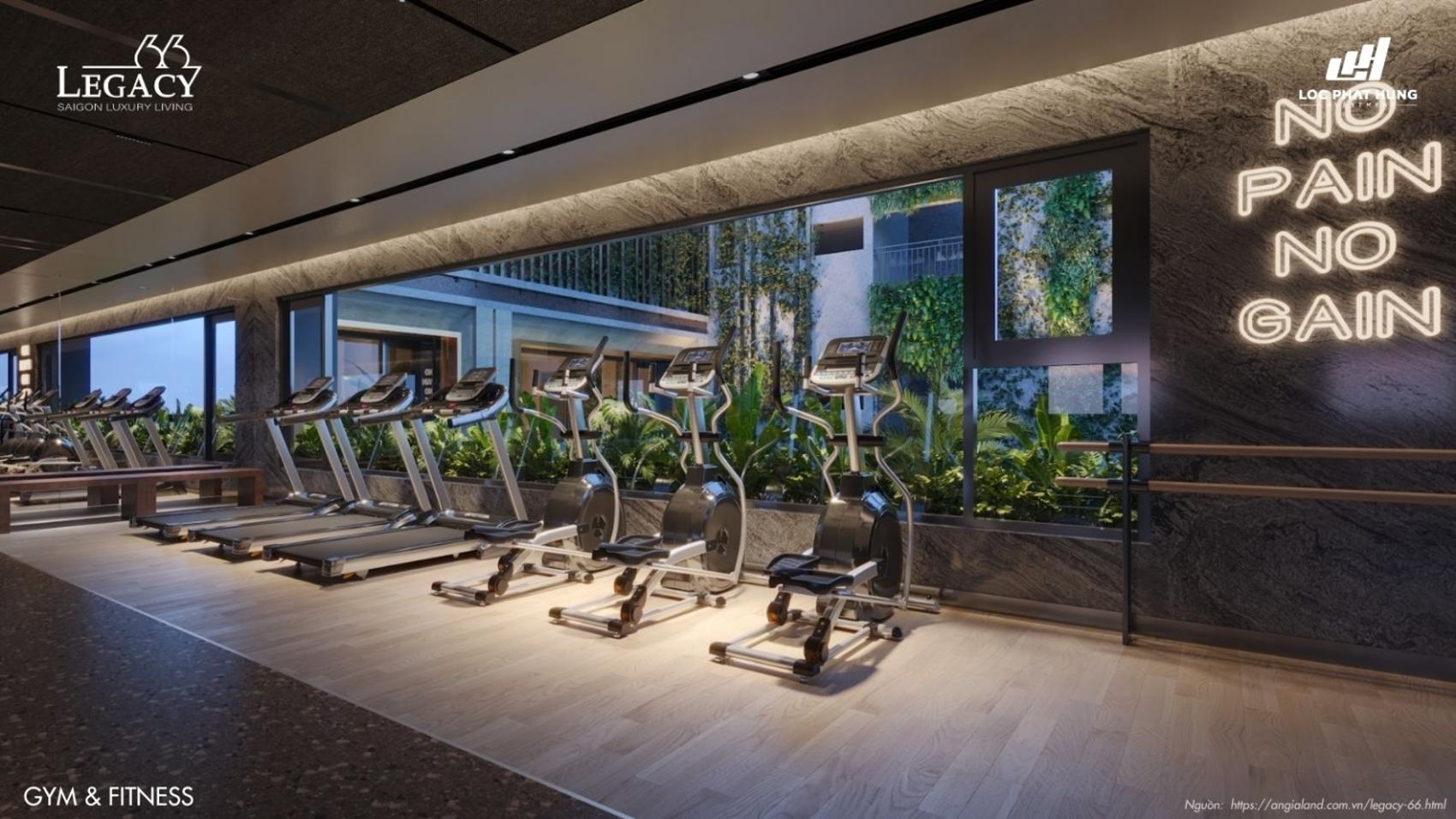 Tiện ích Legacy 66 phong phú